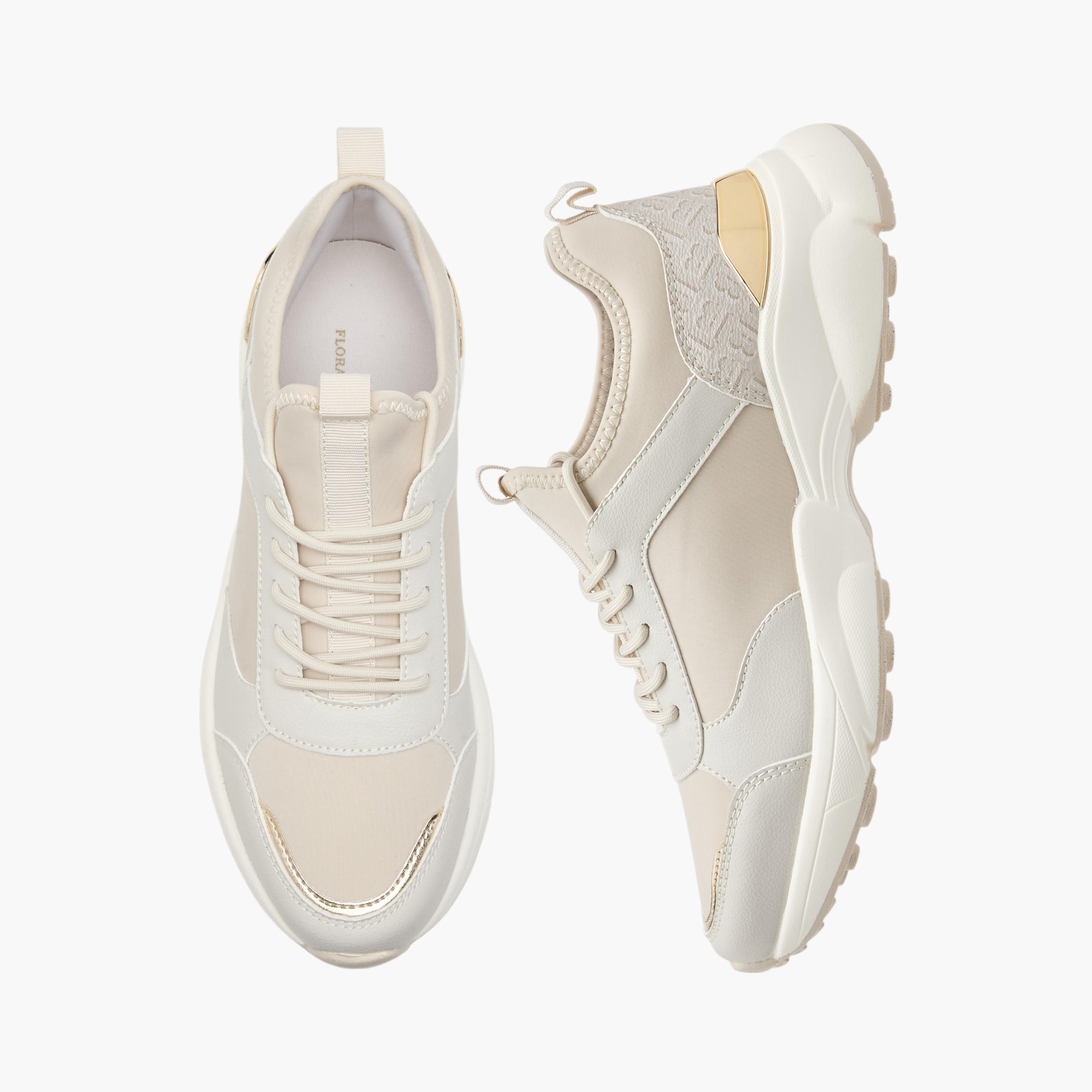 Floral Bella Panelled Lace-Up Sneakers-women-shoes-sneakers-image-1