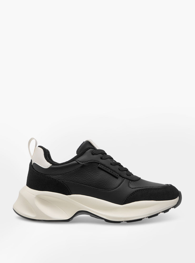 Flora Bella Logo Detail Sneakers with Lace-Up Closure-women-shoes-sneakers-image-3