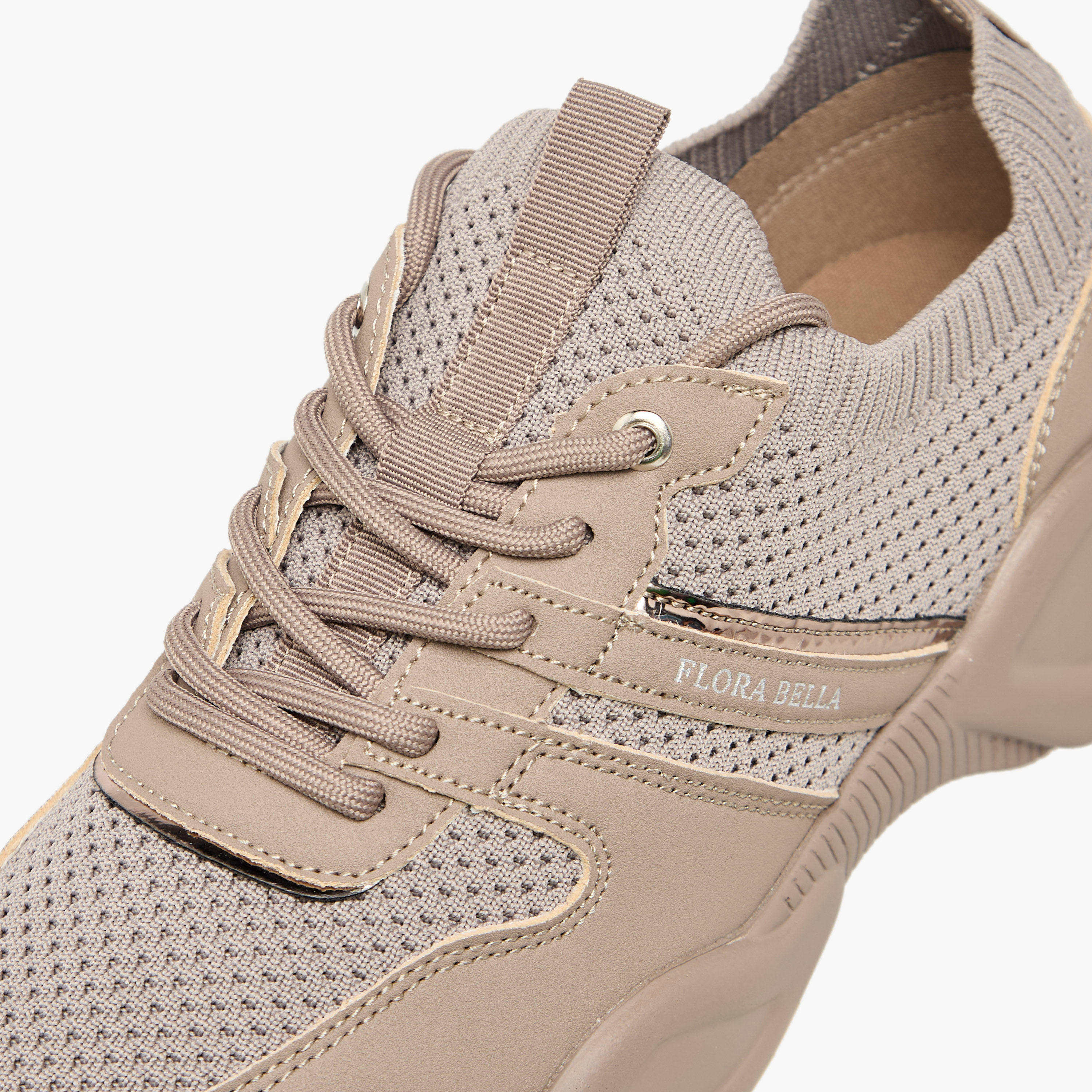 Flora Bella Textured Lace-Up Sneakers-women-shoes-sneakers-image-4