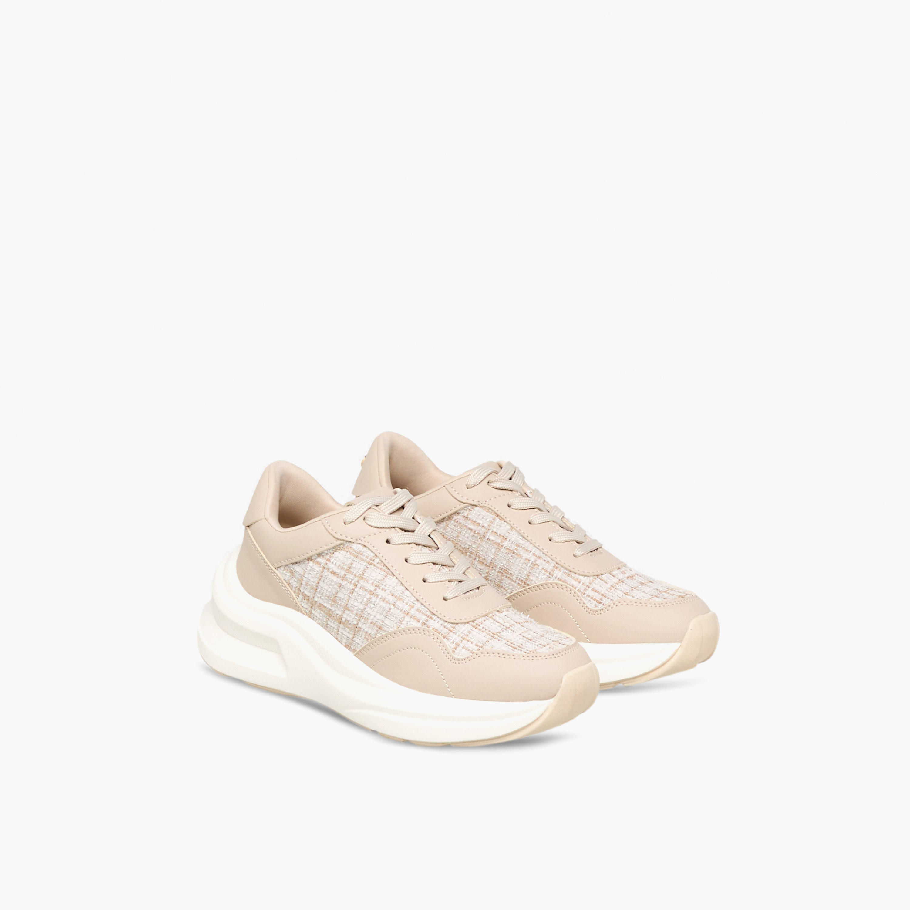 حذاء سنيكرز بألواح ورباط للنساء من فلورا بيلا-women-shoes-sneakers-image-1