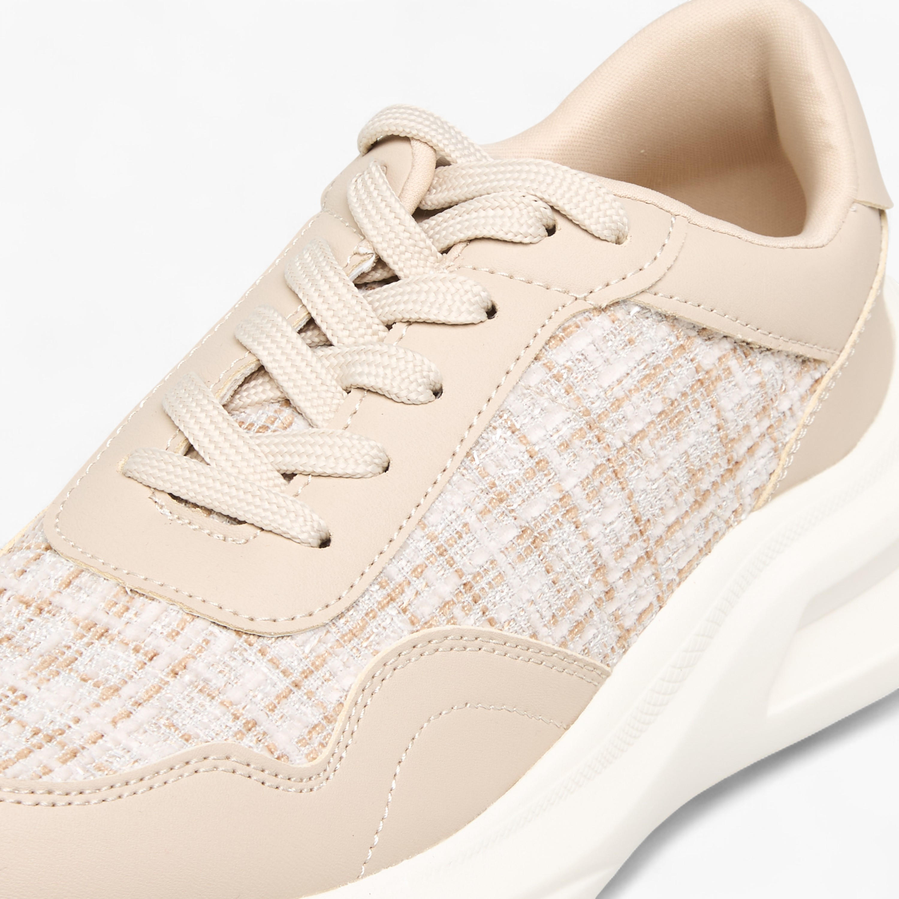 حذاء سنيكرز بألواح ورباط للنساء من فلورا بيلا-women-shoes-sneakers-image-4