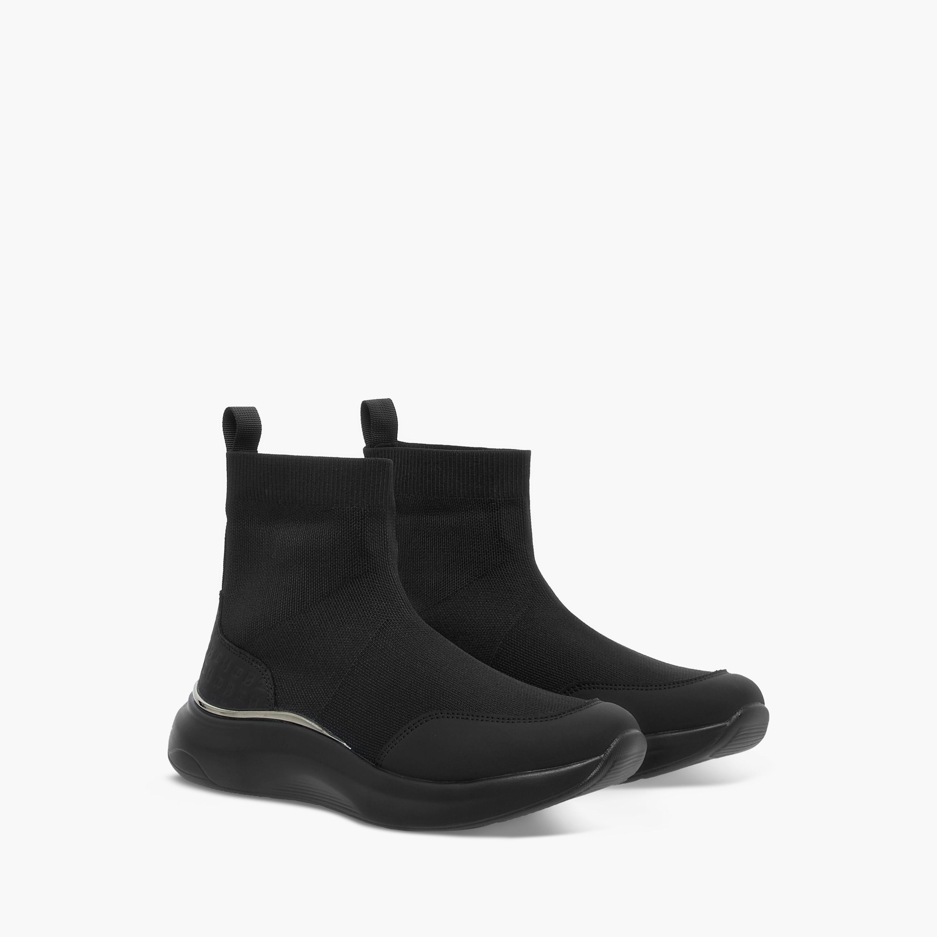 Flora Bella Monogram Panelled Slip-On High Cut Shoes-women-shoes-sneakers-image-1