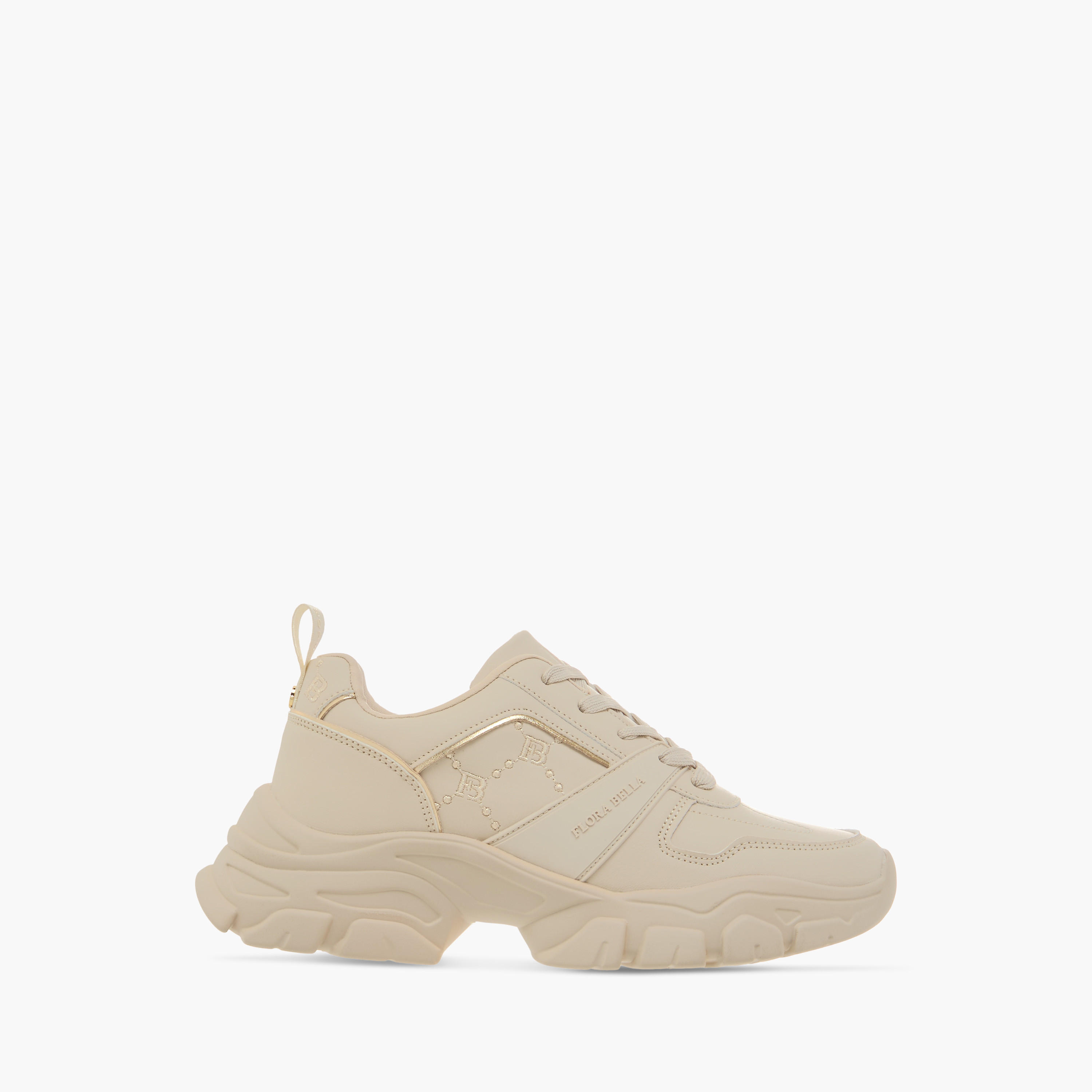 Flora Bella Logo Embroidered Sneakers with Lace-Up Closure-women-shoes-sneakers-image-3