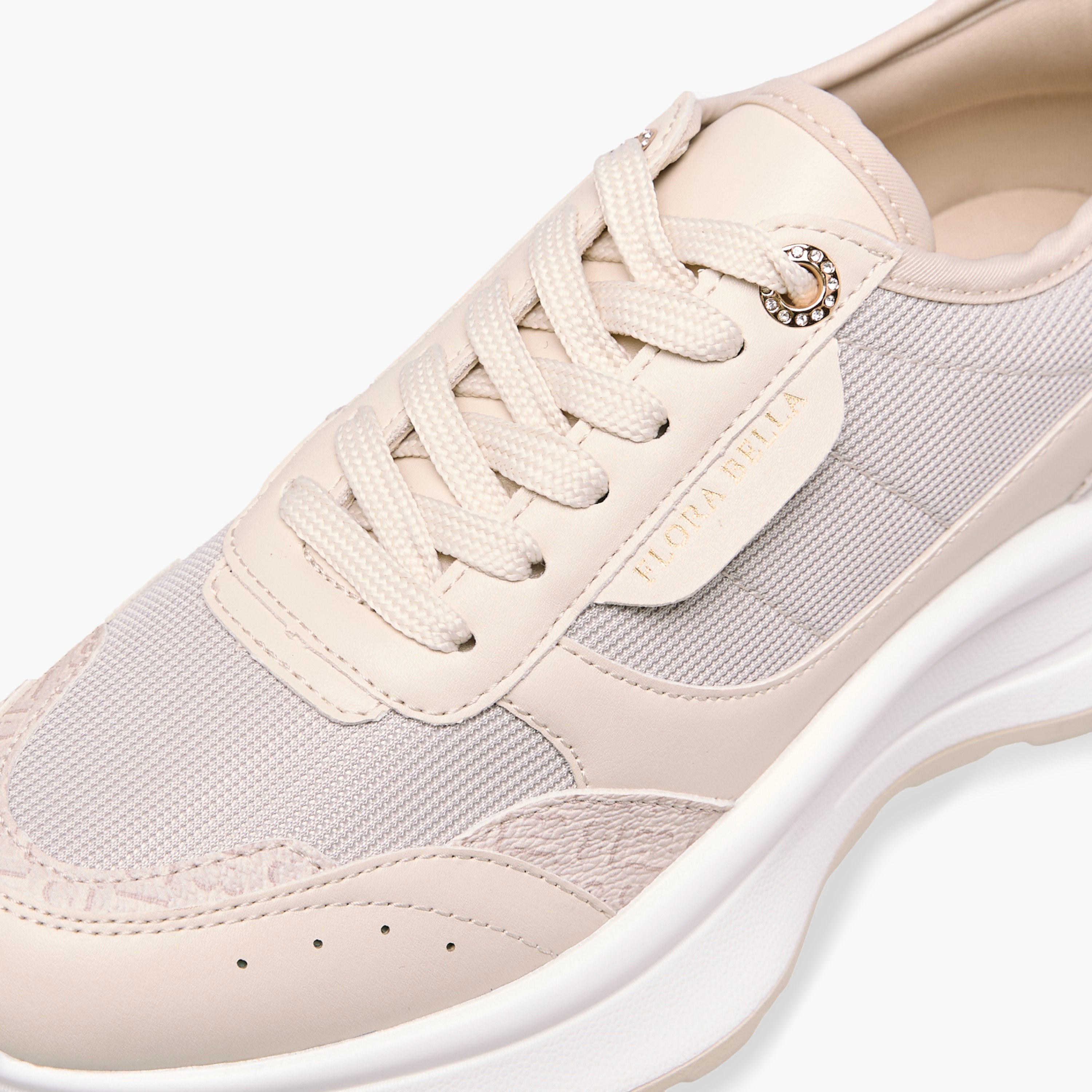 Flora Bella Monogram Print Sneakers with Lace-Up Closure-women-shoes-sneakers-image-4