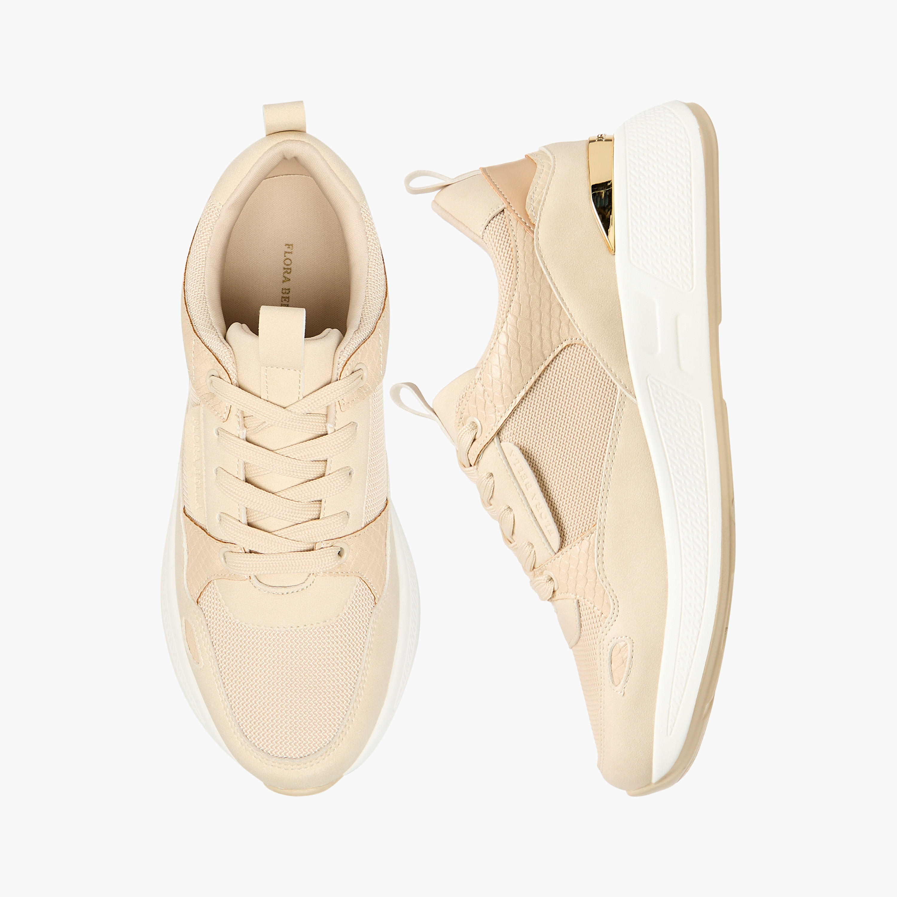 Flora Bella Womens' Lace-Up Sneakers with Pull Tab-women-shoes-sneakers-image-1