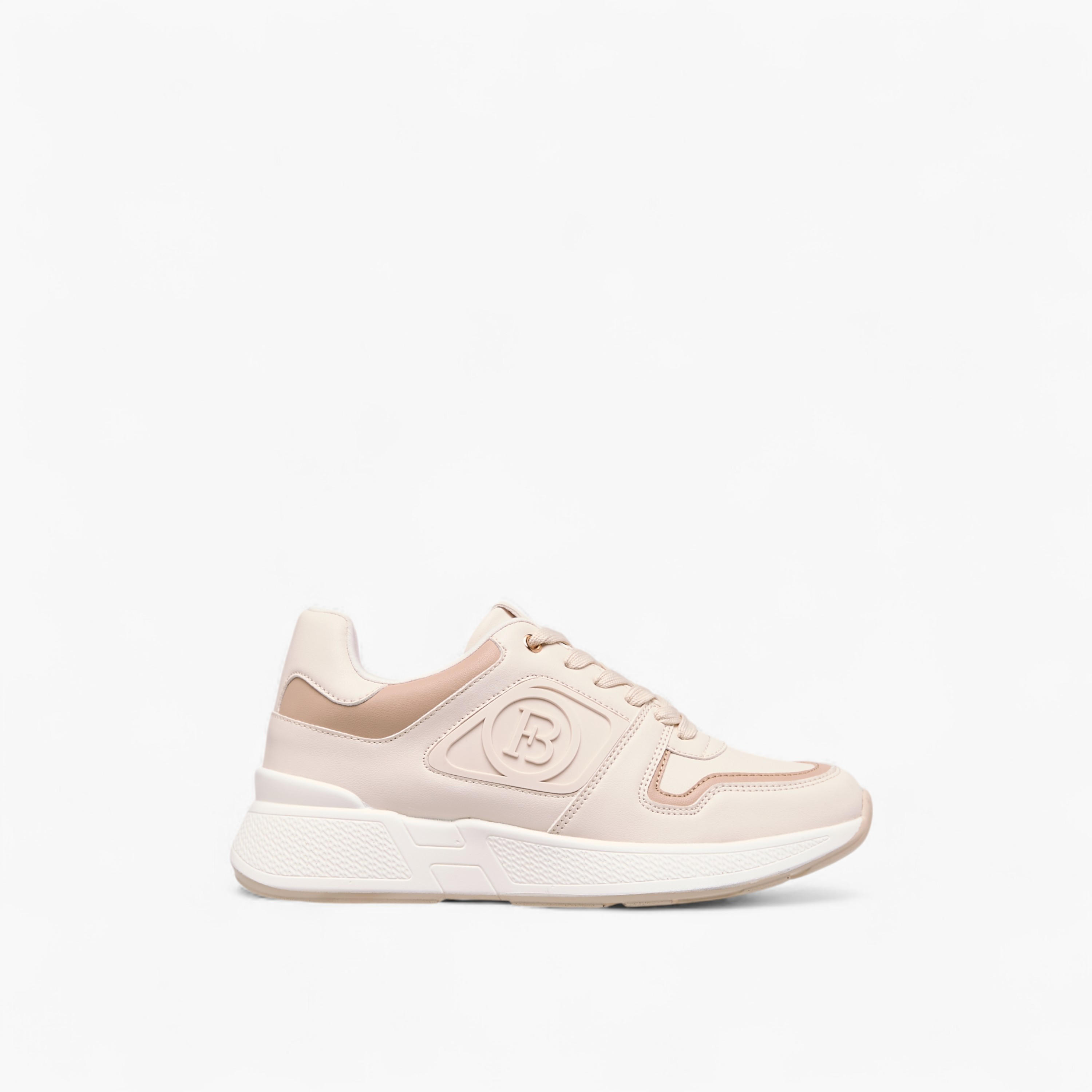 Flora Bella Logo Embossed Sneakers with Lace-Up Closure-women-shoes-sneakers-image-3