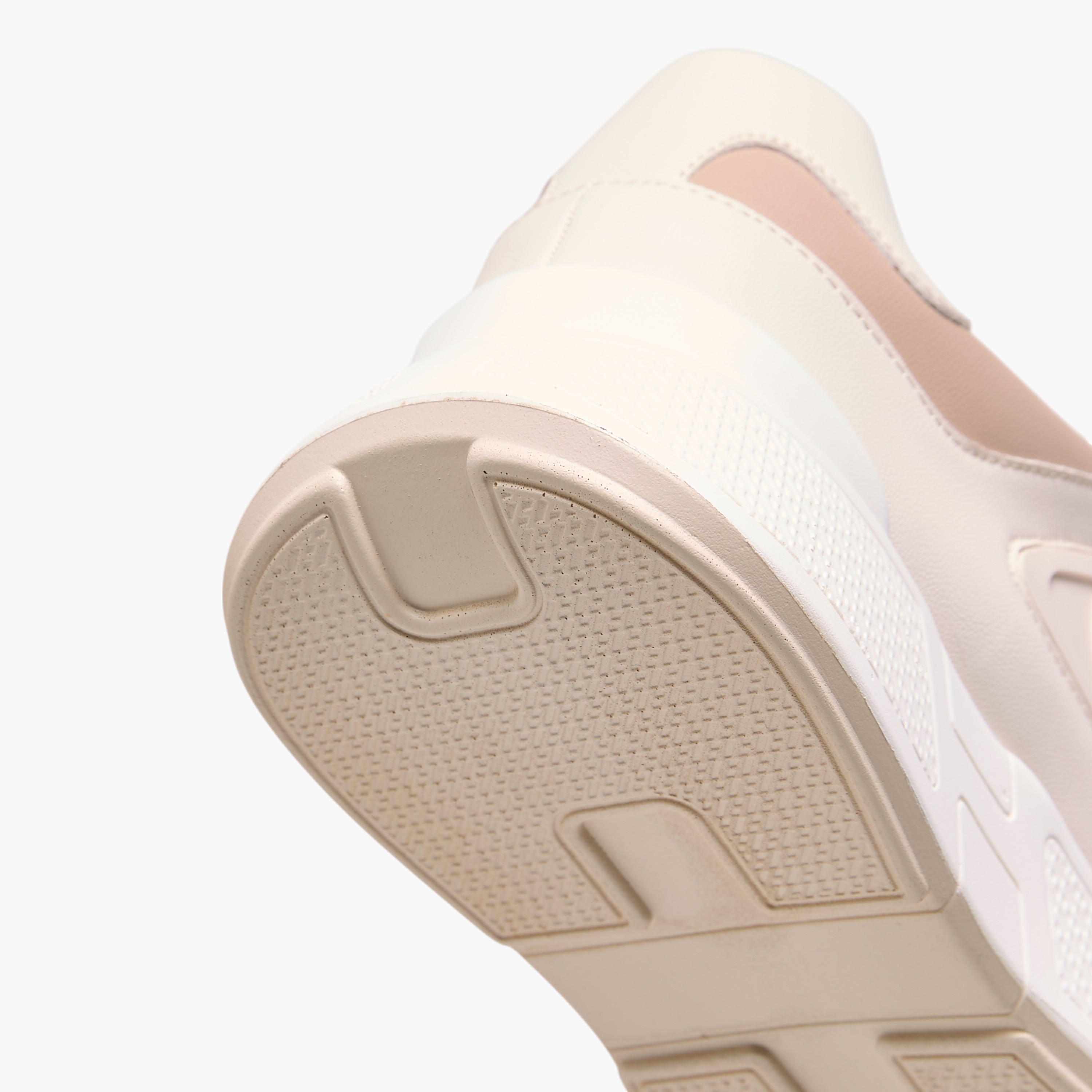 Flora Bella Logo Embossed Sneakers with Lace-Up Closure-women-shoes-sneakers-image-5