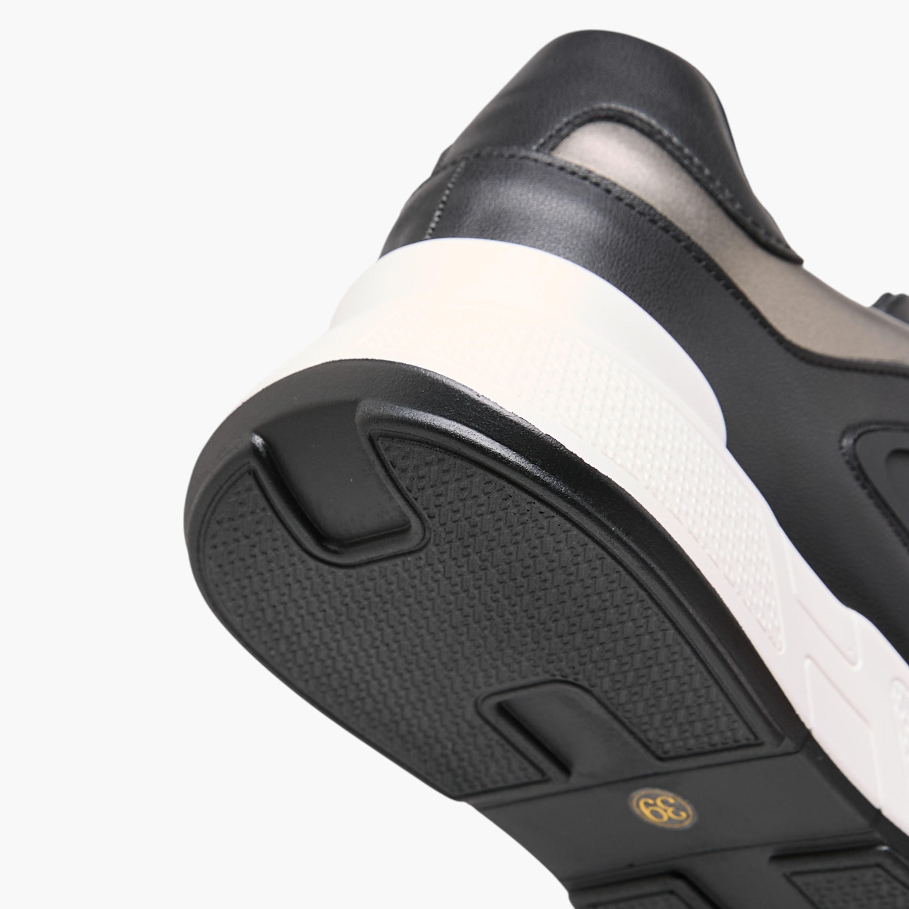 Flora Bella Logo Embossed Sneakers with Lace-Up Closure-women-shoes-sneakers-image-5