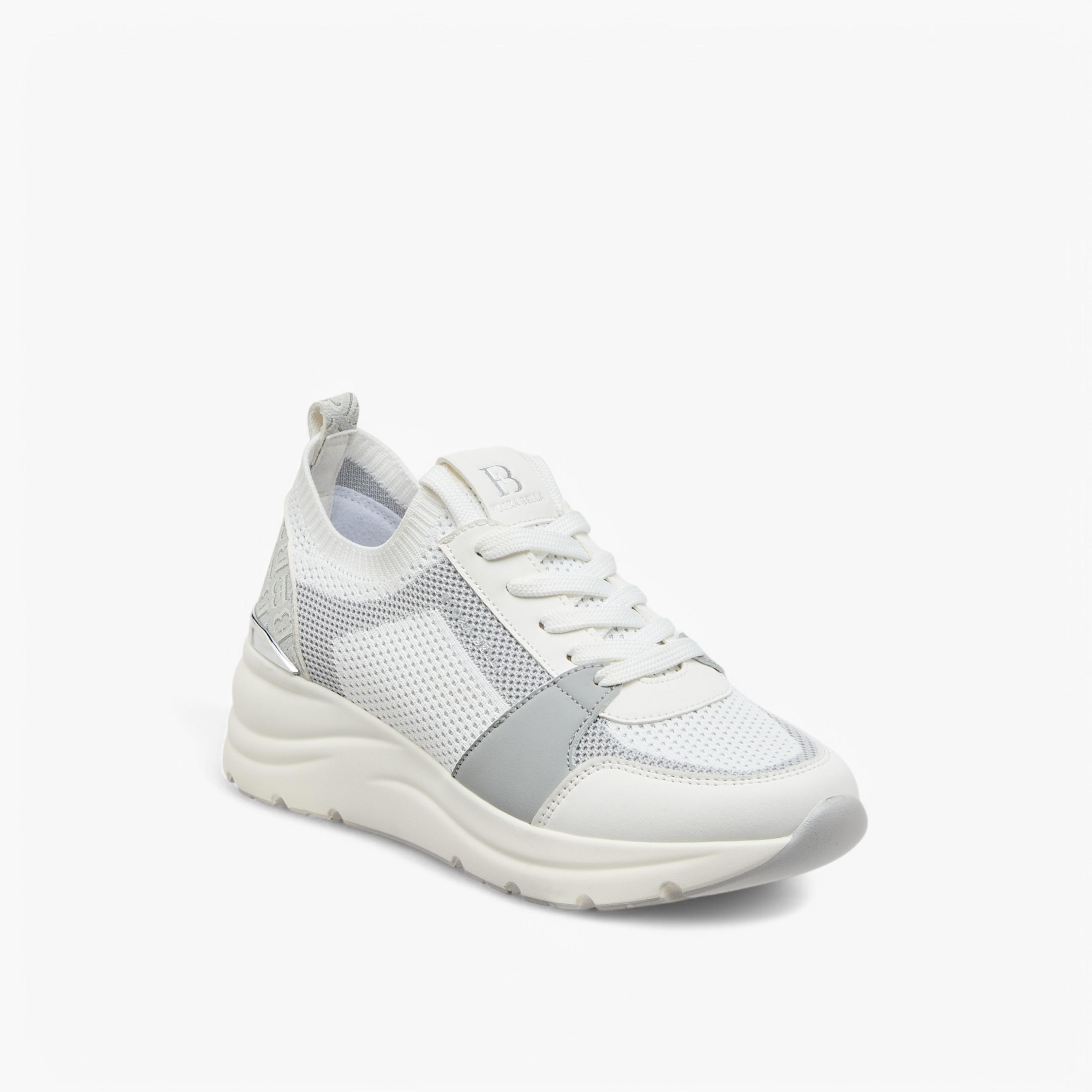 Flora Bella Panelled Lace-Up Sneakers-women-shoes-sneakers-image-2