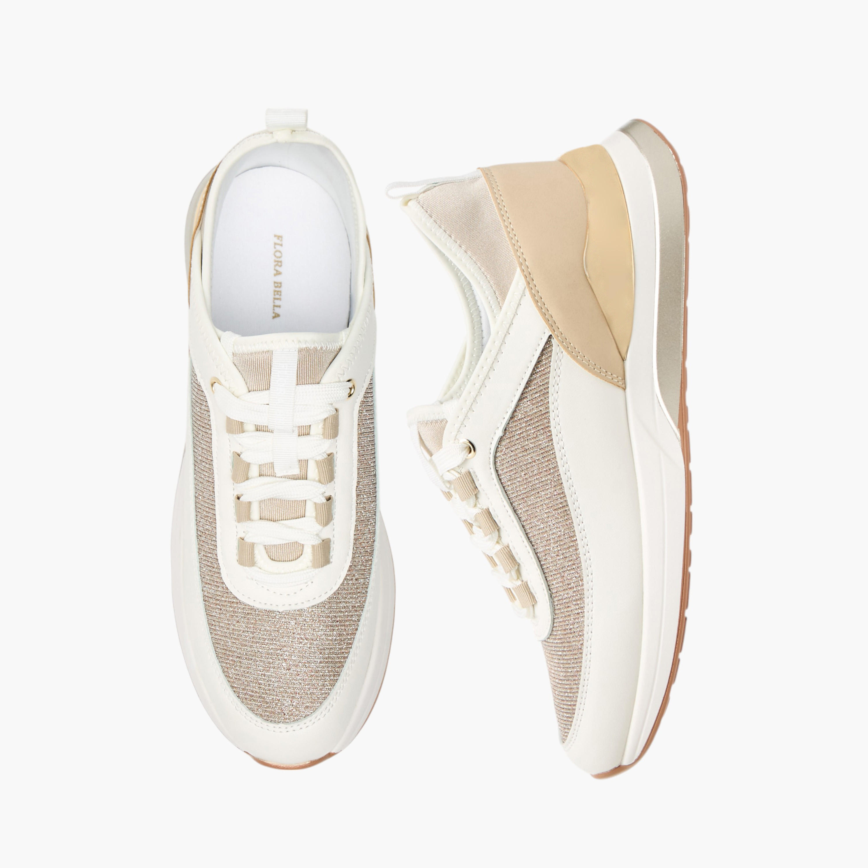 حذاء سنيكرز بتزيينات جليتر ورباط إغلاق من فلورا بيلا-women-shoes-sneakers-image-1