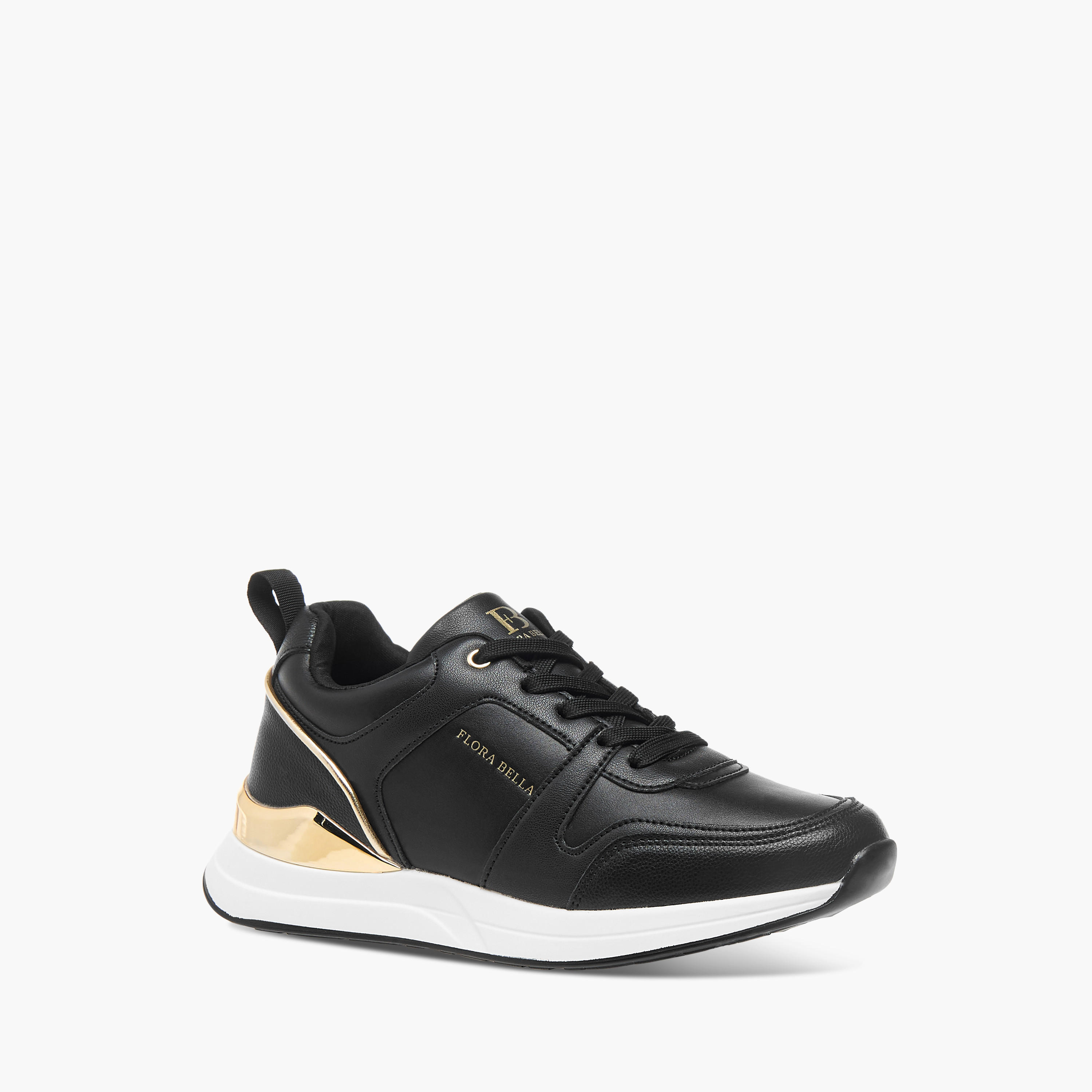 حذاء سنيكرز طول الكاحل برباط إغلاق من فلورا بيلا-women-shoes-sneakers-image-2