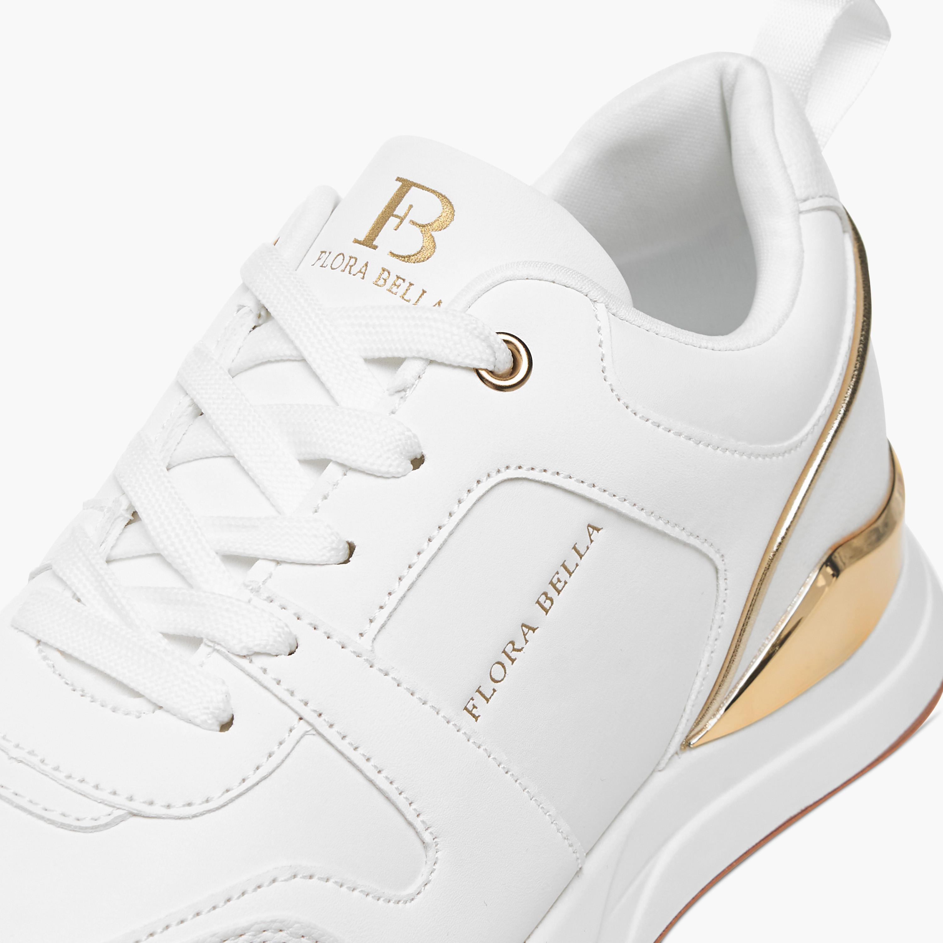 Flora Bella Panelled Ankle Sneakers with Lace-Up Closure-women-shoes-sneakers-image-4