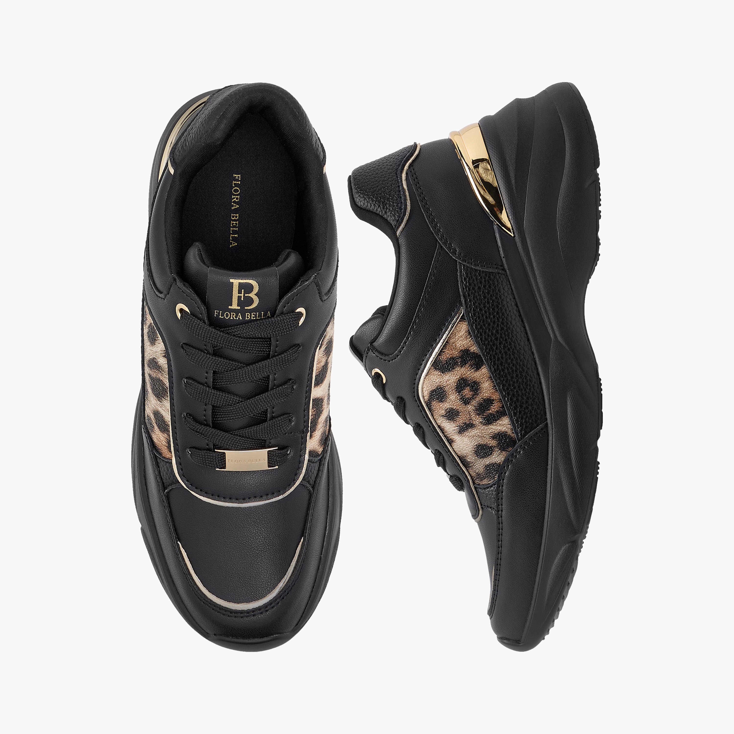 حذاء سنيكرز برباط إغلاق وطبعات حيوانات من فلورا بيلا-women-shoes-sneakers-image-1