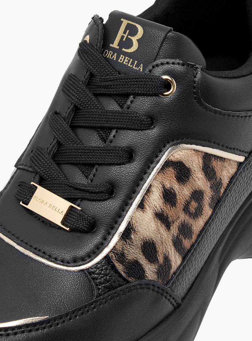 حذاء سنيكرز برباط إغلاق وطبعات حيوانات من فلورا بيلا-women-shoes-sneakers-image-4