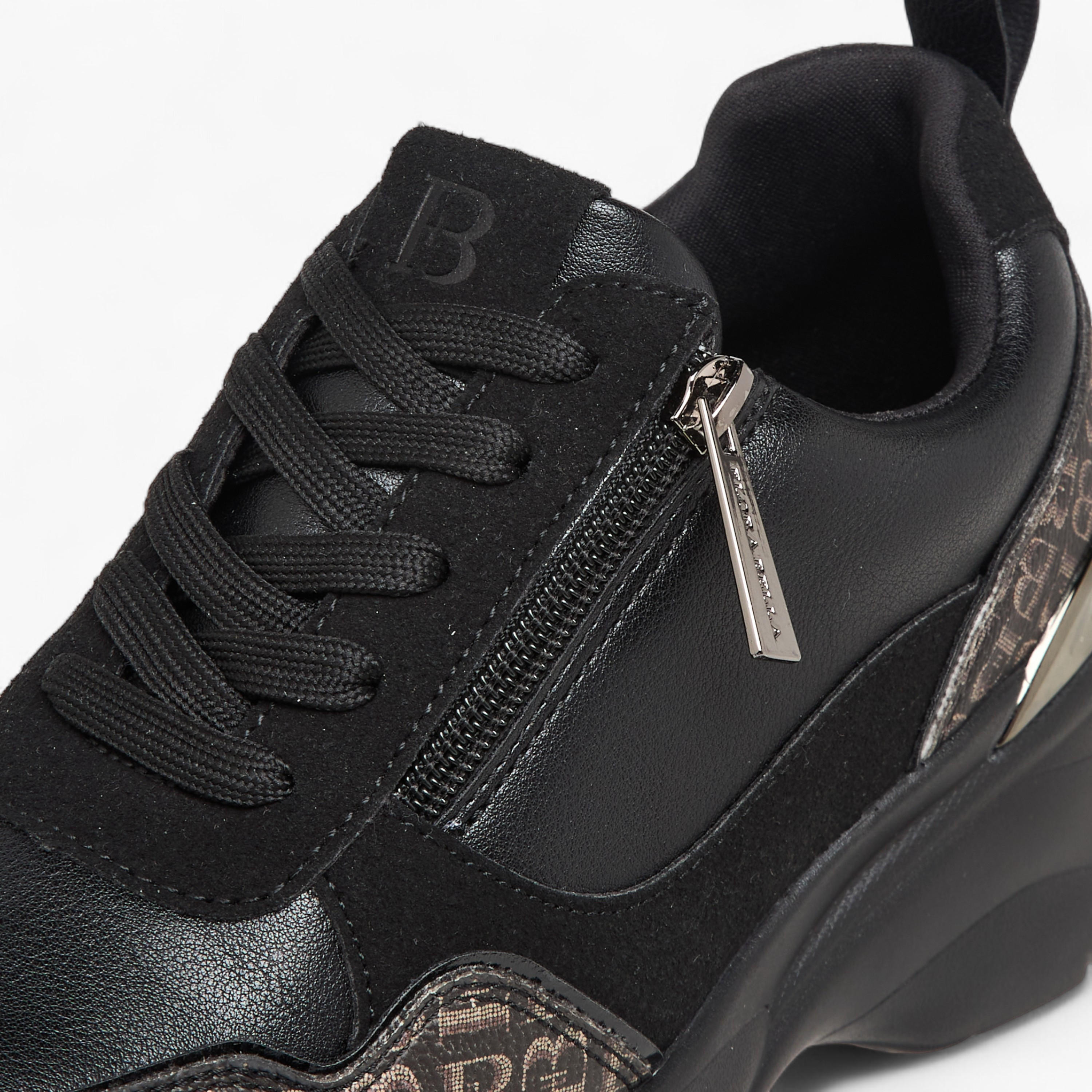 Flora Bella Women Monogram Panel Lace-Up Sneakers-women-shoes-sneakers-image-4