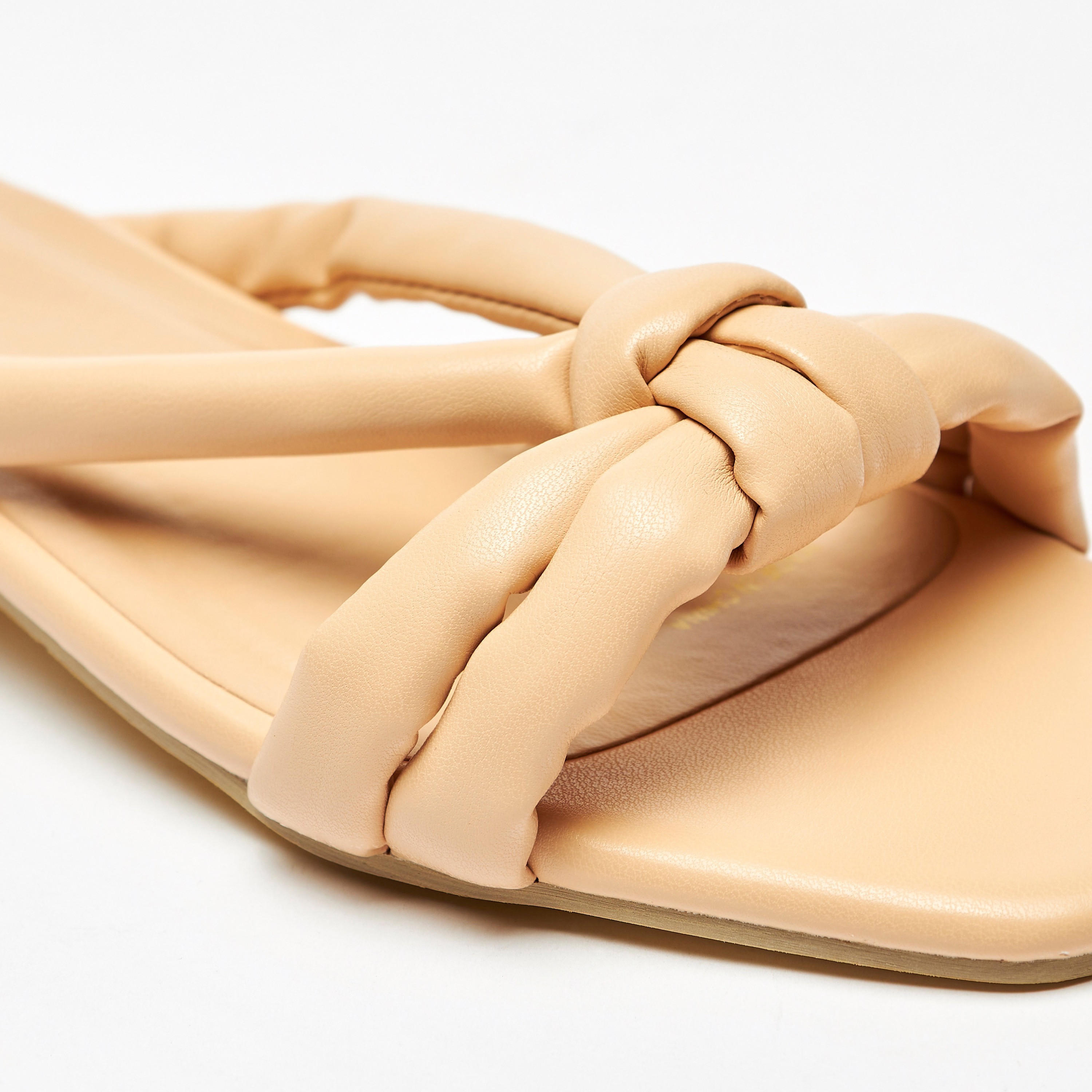 Solid Slip-On Sandals with Block Heels-women-shoes-heels-image-5