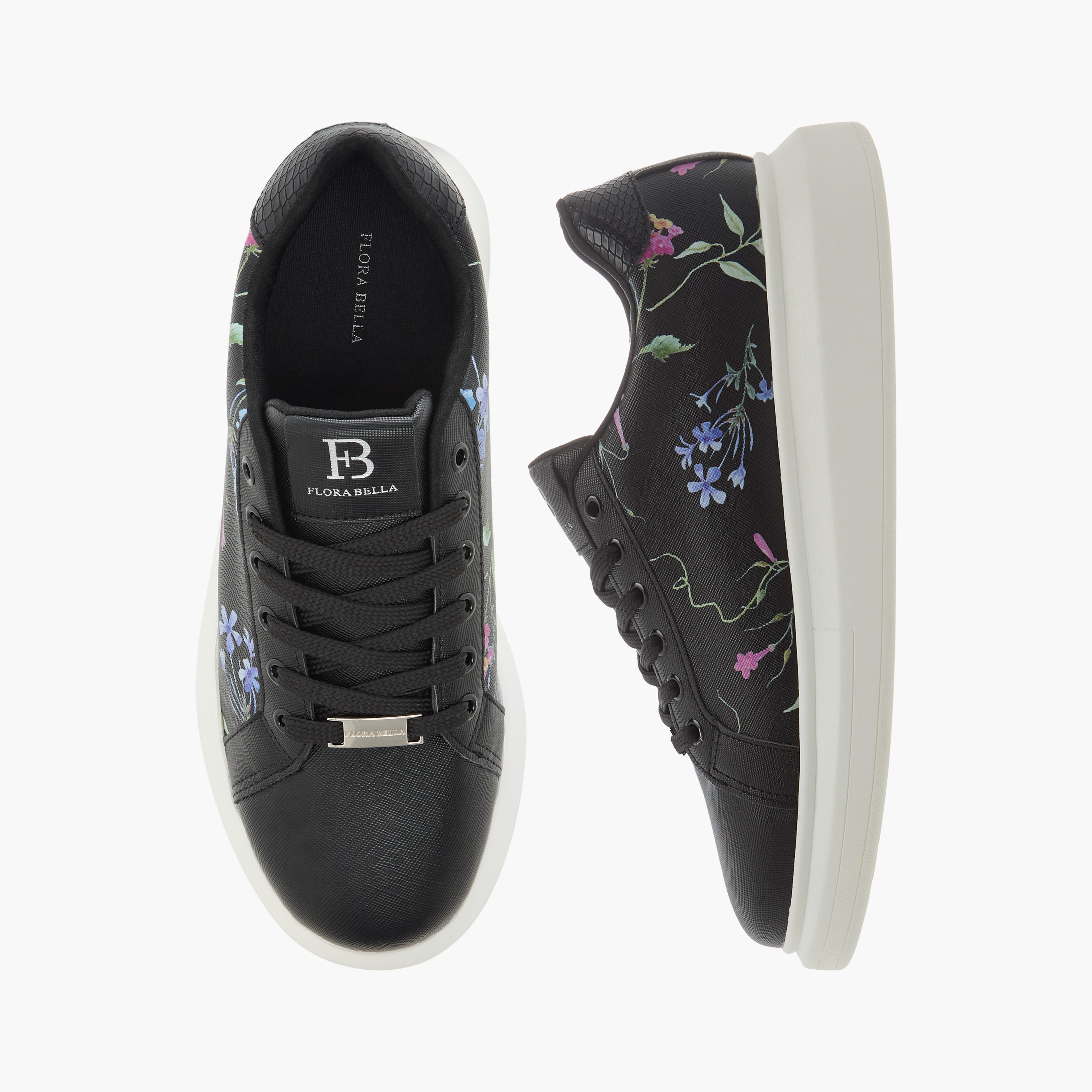 حذاء سنيكرز برباط إغلاق وطبعات زهرية من فلورا بيلا-women-shoes-sneakers-image-1