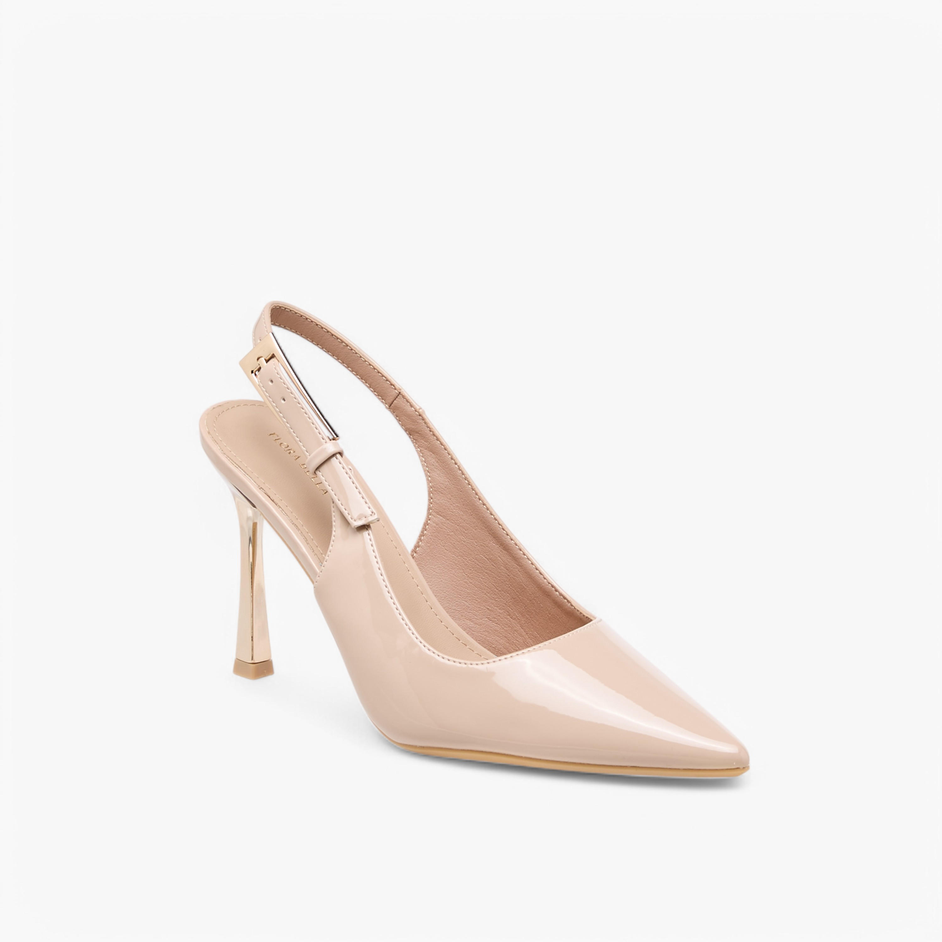 Flora Bella Pointed Toe Slingback Shoes with Stiletto Heels-women-shoes-sandals-heeled-image-2