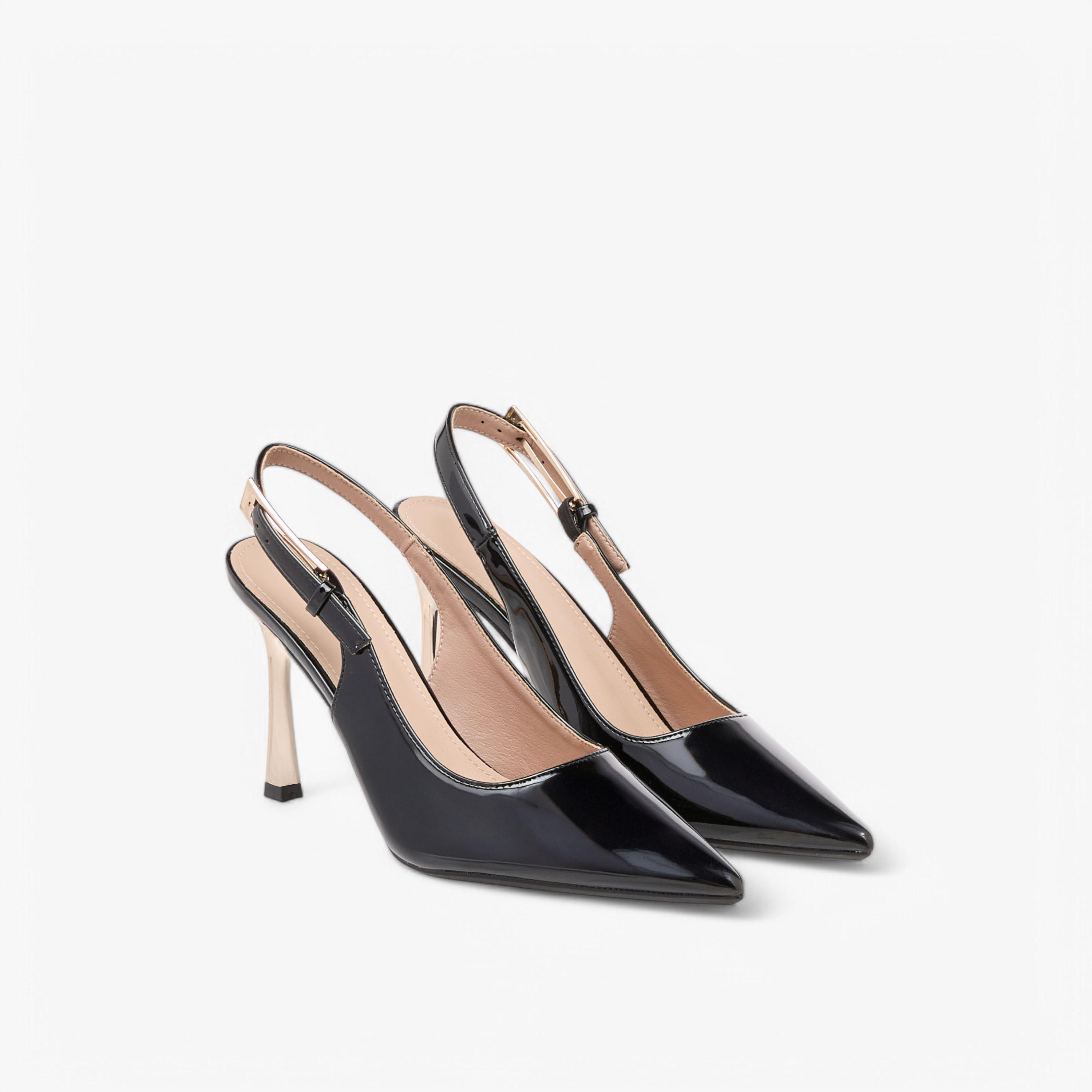 Flora Bella Pointed Toe Slingback Shoes with Stiletto Heels-women-shoes-sandals-heeled-image-1