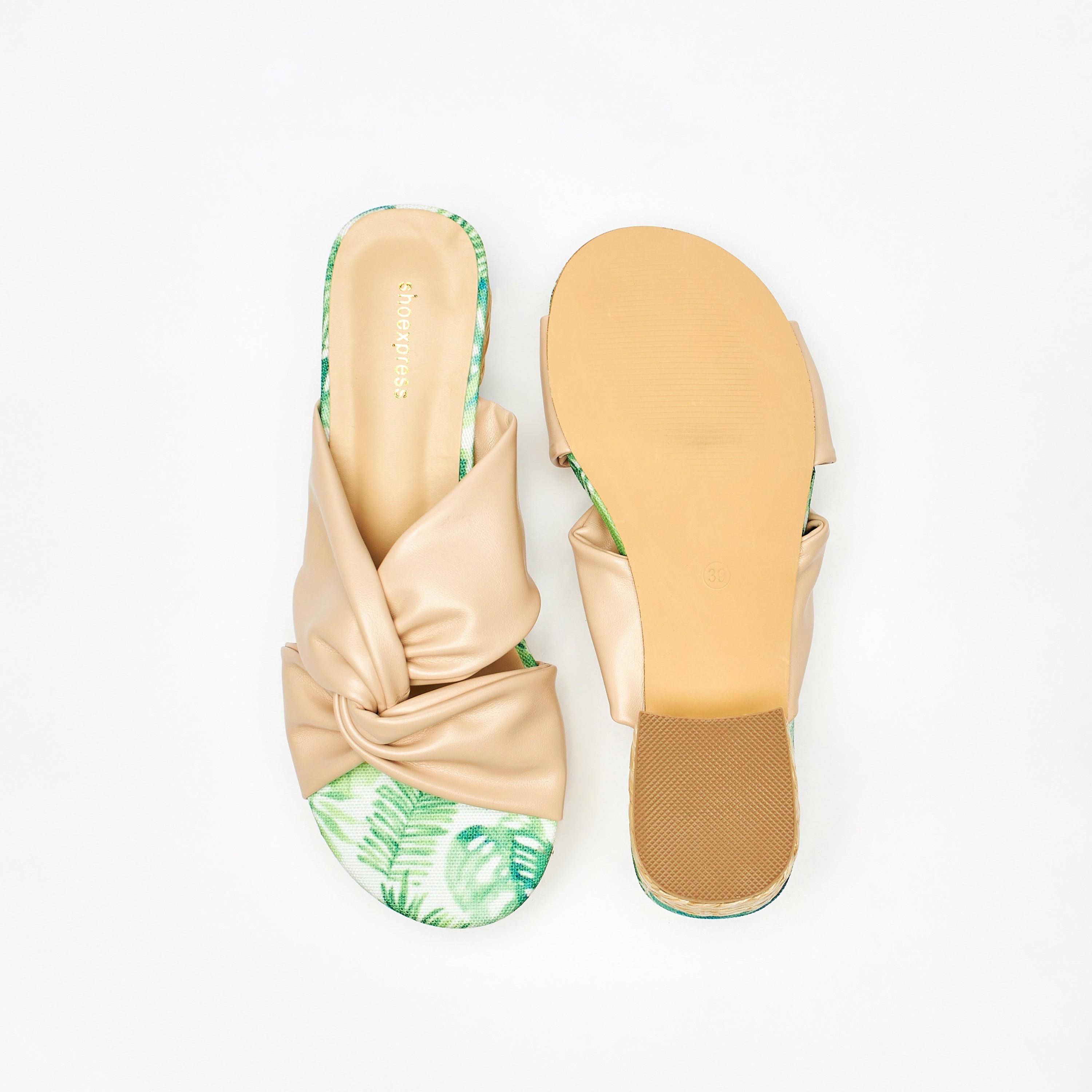 Solid Cross Strap Slip-On Sandals with Block Heels-women-shoes-heels-image-4