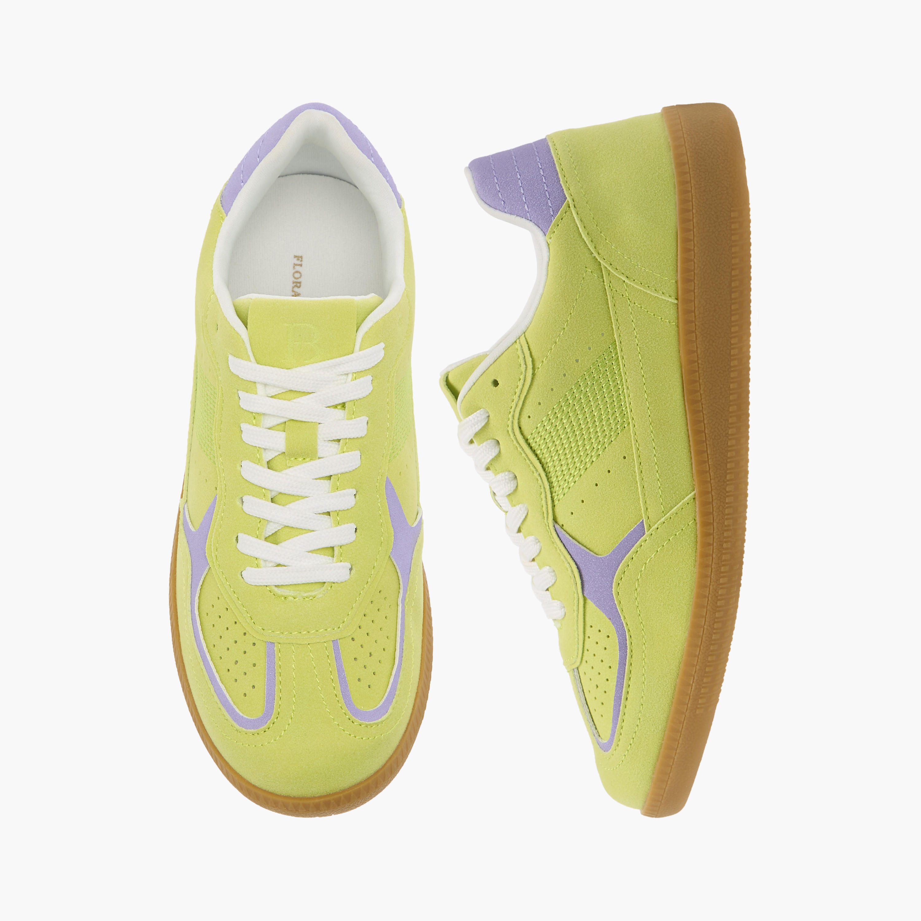 Flora Bella Textured Lace-Up Ankle Sneakers-women-shoes-sneakers-image-1