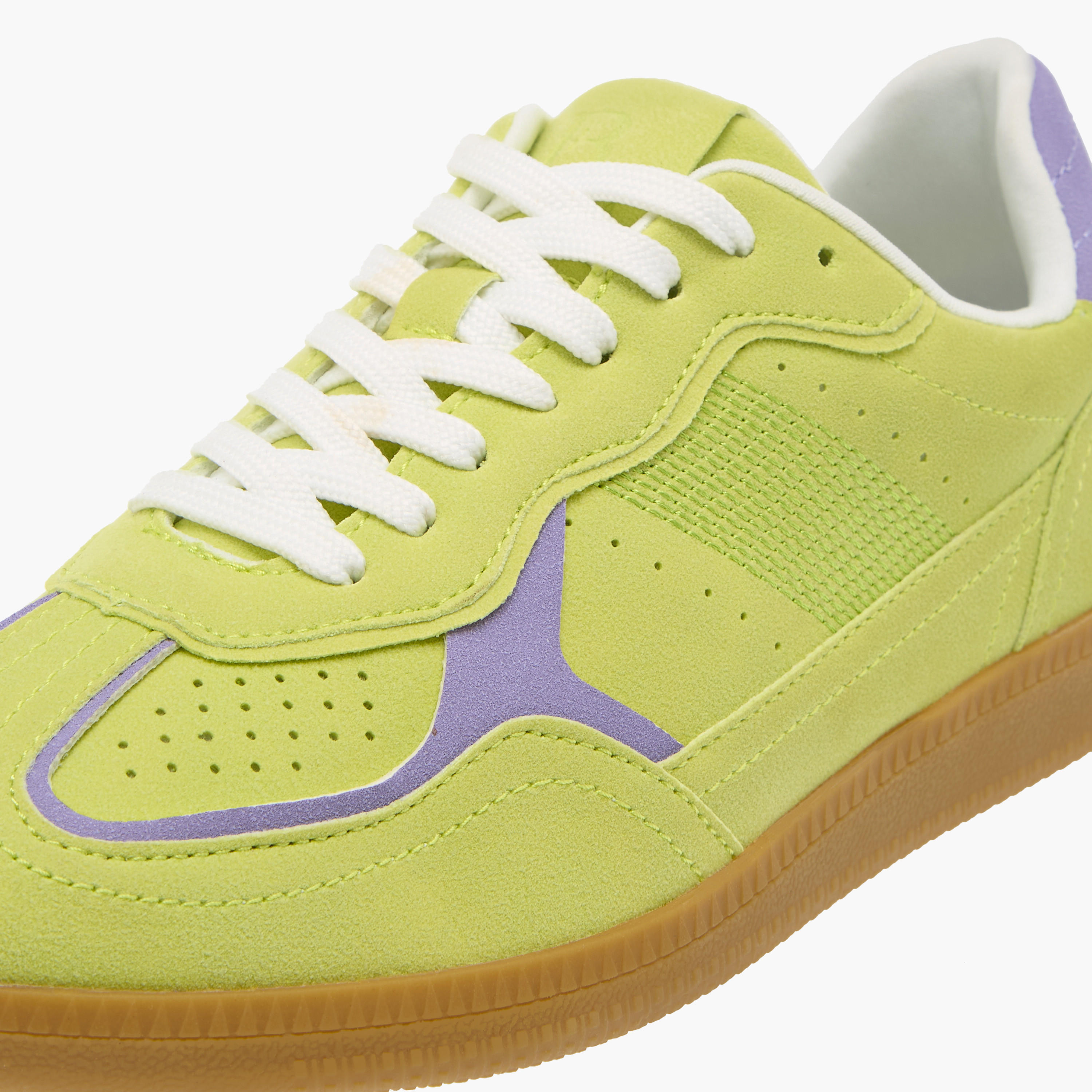 Flora Bella Textured Lace-Up Ankle Sneakers-women-shoes-sneakers-image-4