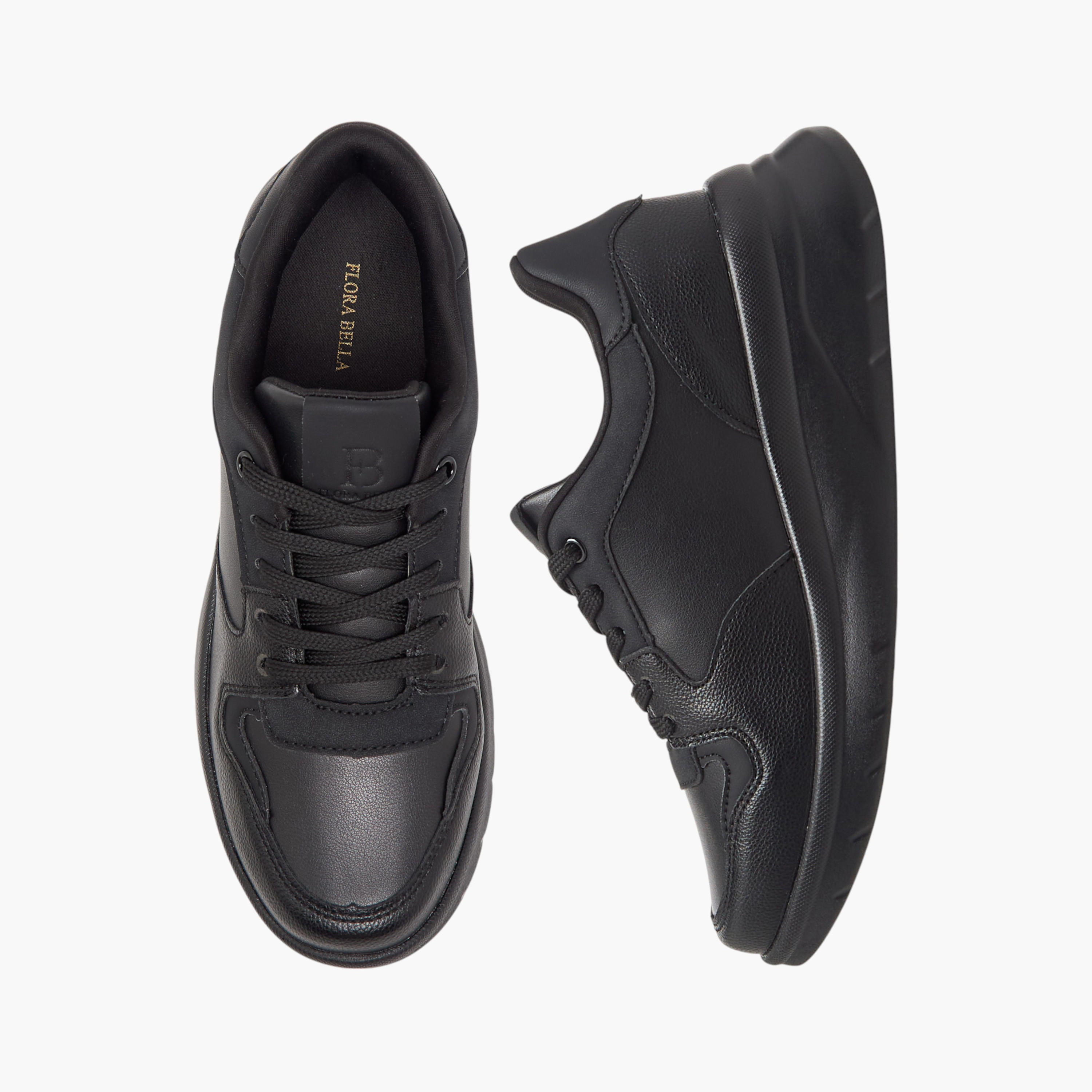 Flora Bella Panelled Lace-Up Sneakers-women-shoes-sneakers-image-1