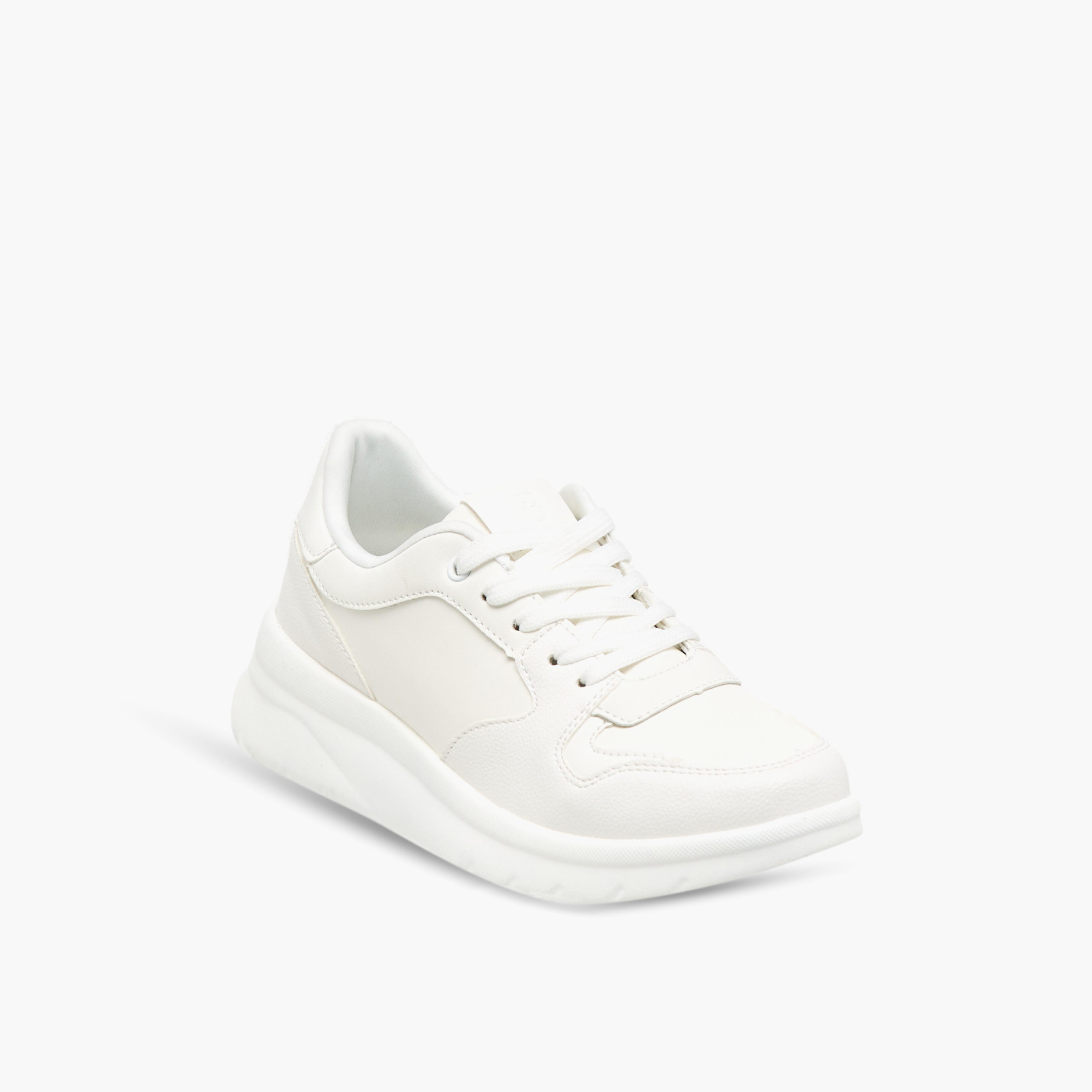Flora Bella Panelled Lace-Up Sneakers-women-shoes-sneakers-image-2