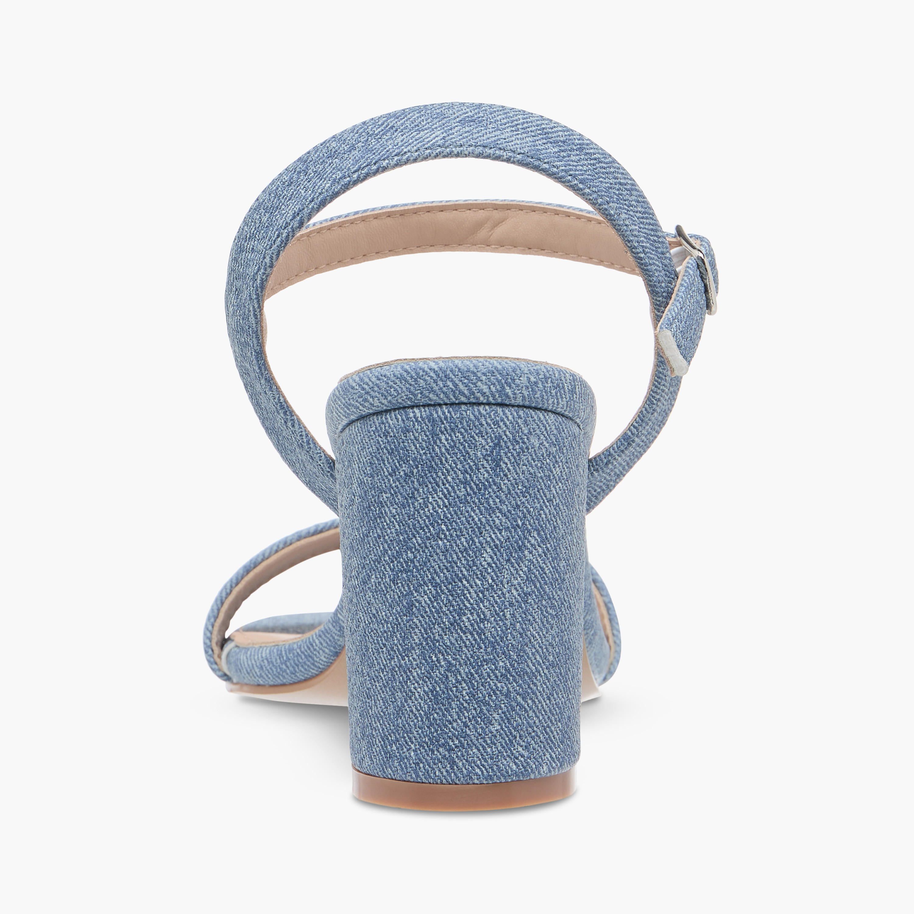 Flora Bella Textured Sandals with Block Heels and Buckle Closure-women-shoes-sandals-heeled-image-5