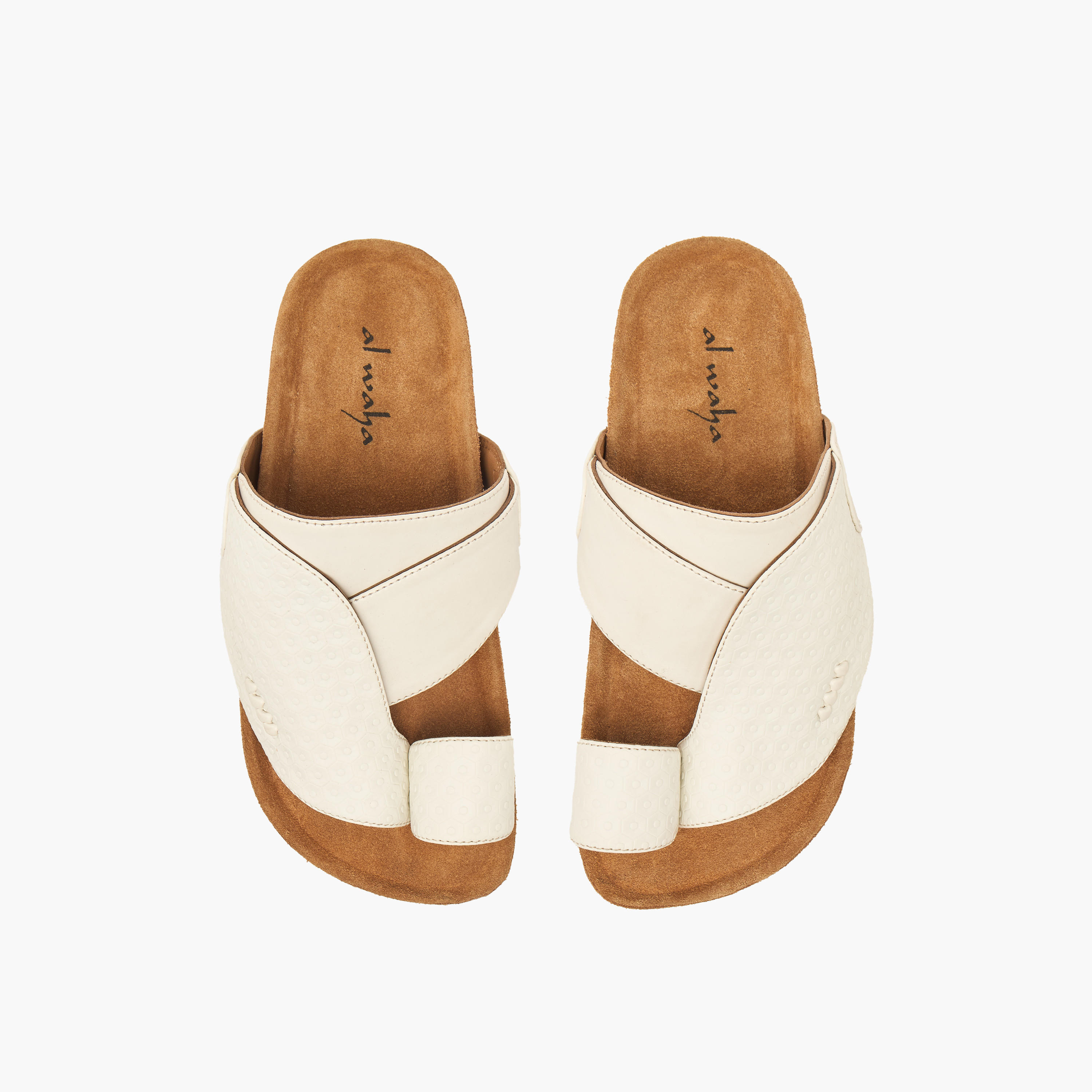 Al Waha Boys Slip-On Leather Arabic Sandals-boys-shoes-sandals-image-1