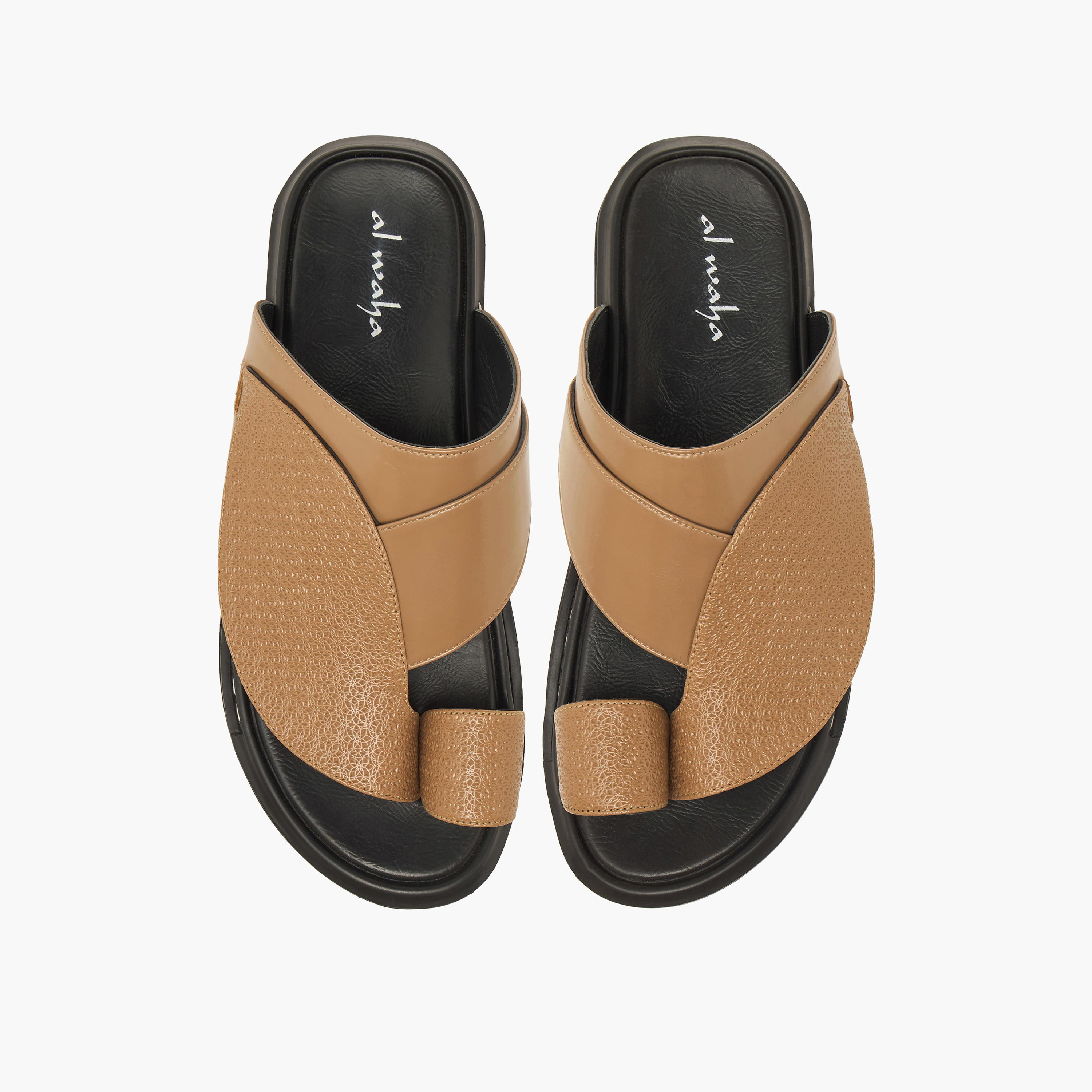 Al Waha Men Toe Loop Detail Arabic Sandals-men-shoes-sandals-image-1