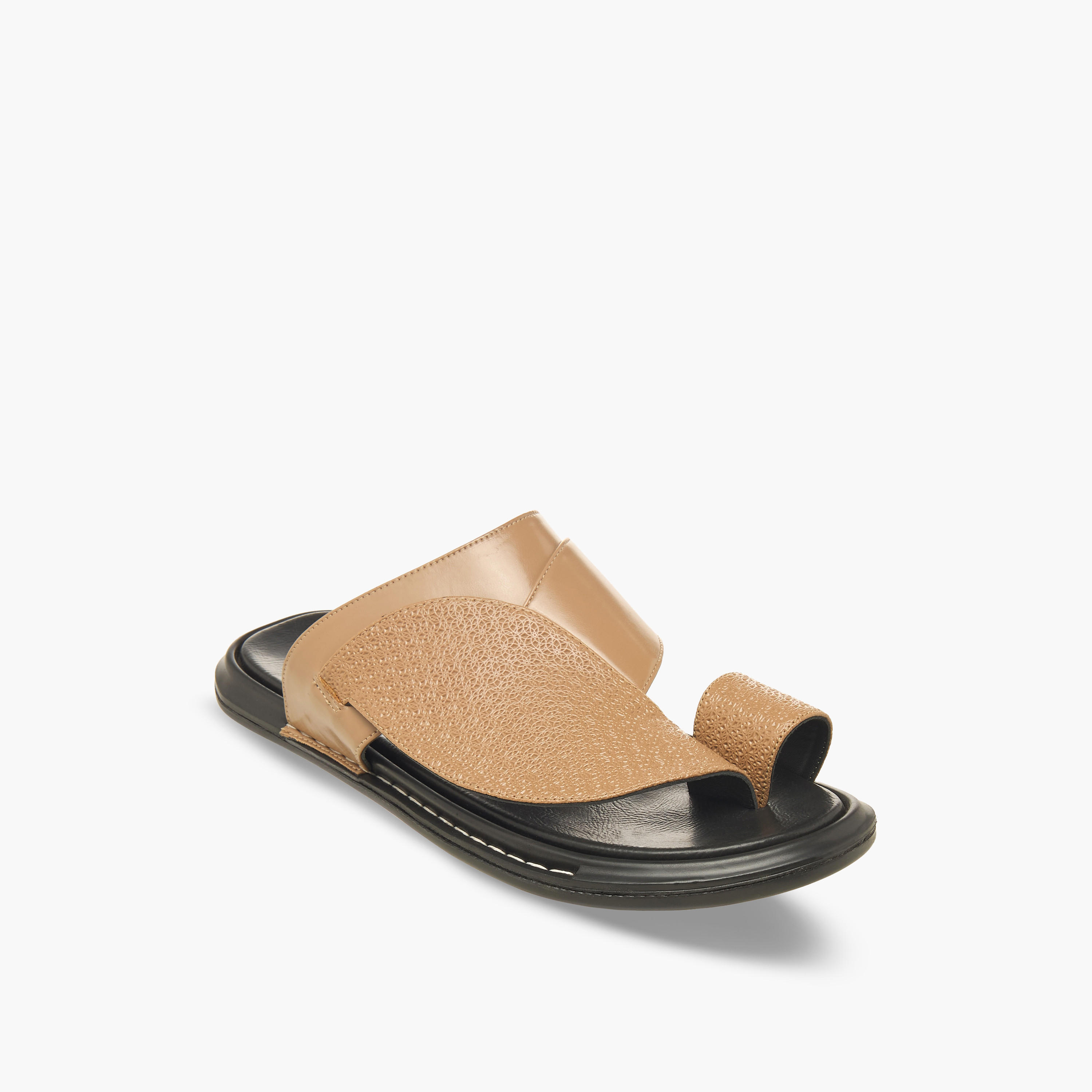 Al Waha Men Toe Loop Detail Arabic Sandals-men-shoes-sandals-image-2
