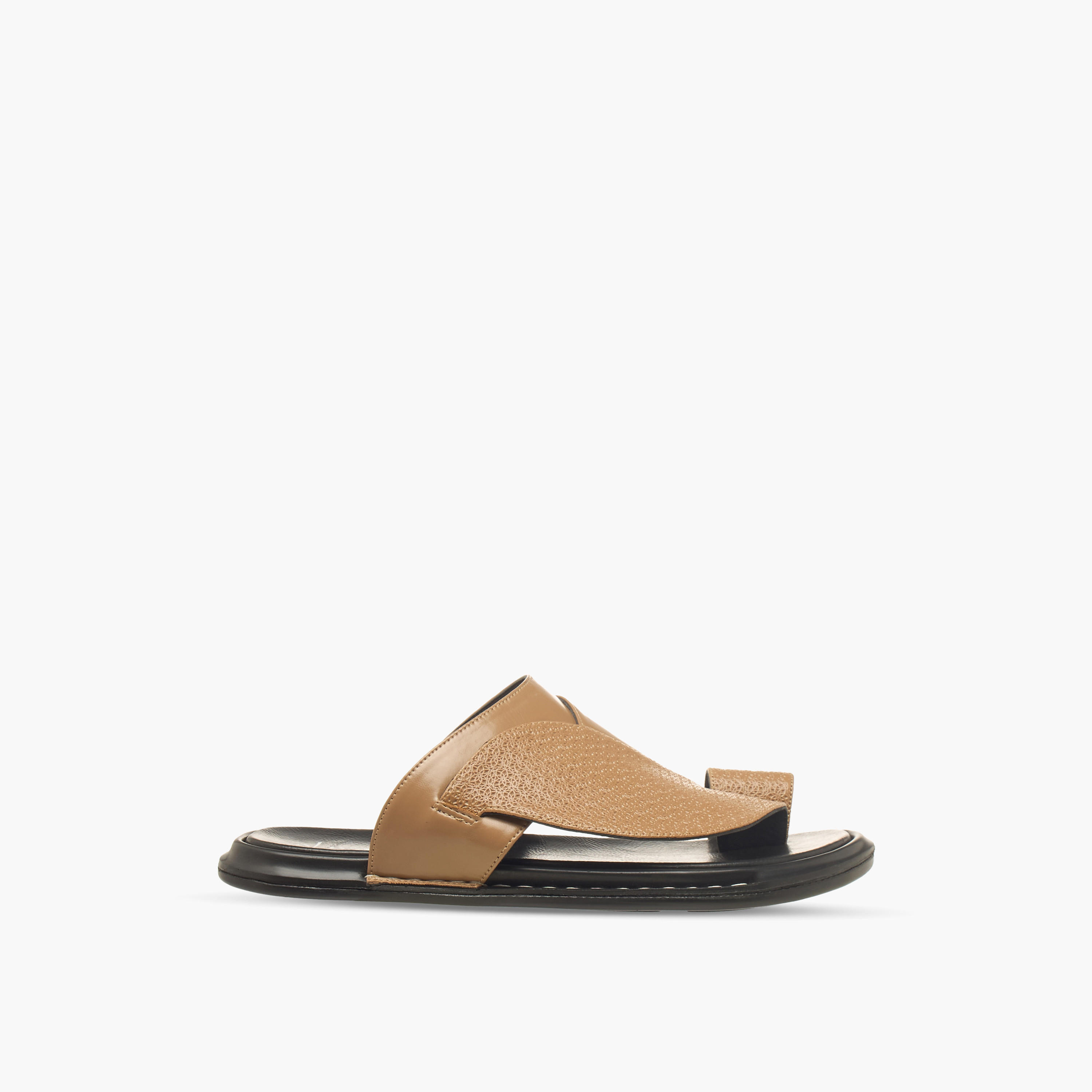 Al Waha Men Toe Loop Detail Arabic Sandals-men-shoes-sandals-image-3