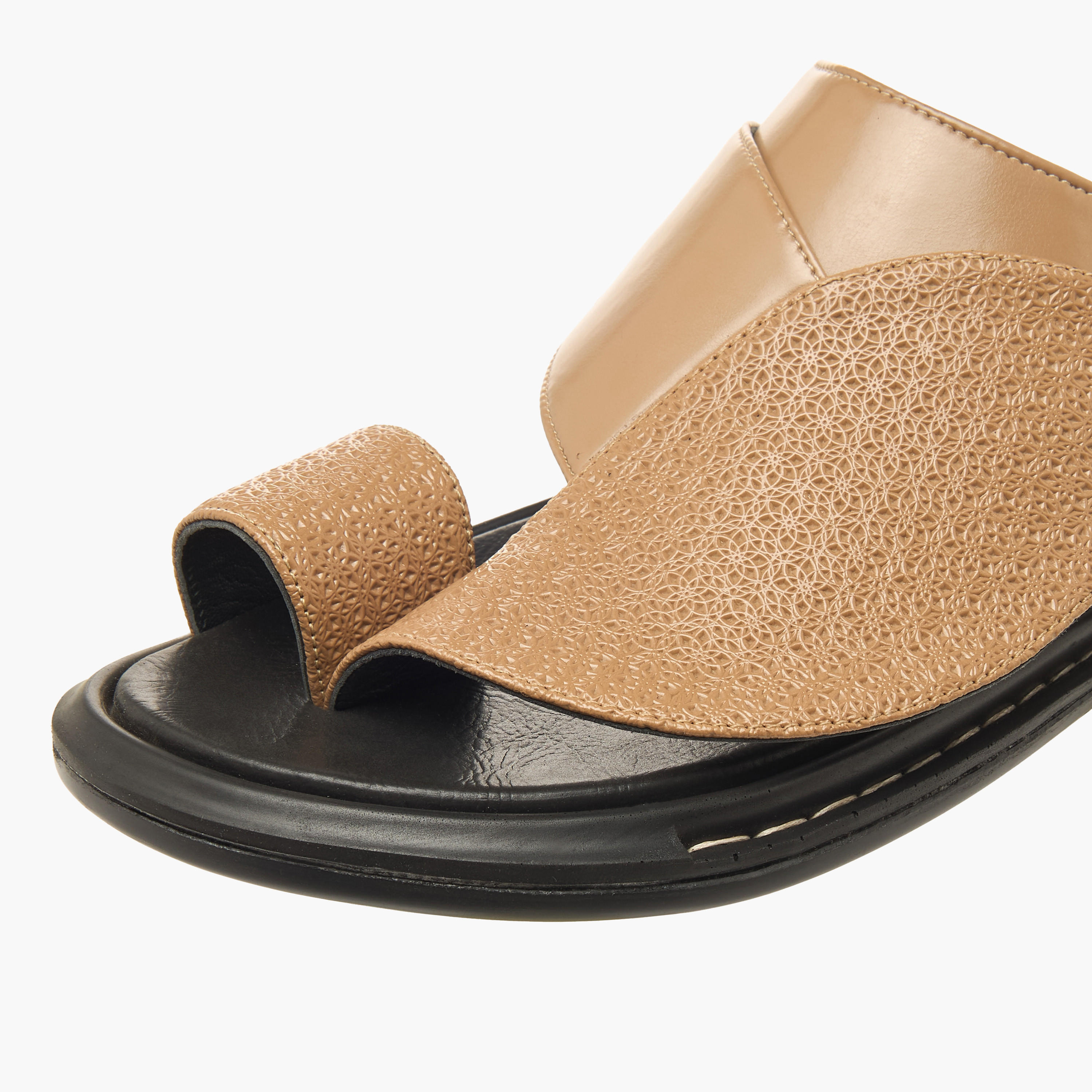 Al Waha Men Toe Loop Detail Arabic Sandals-men-shoes-sandals-image-4