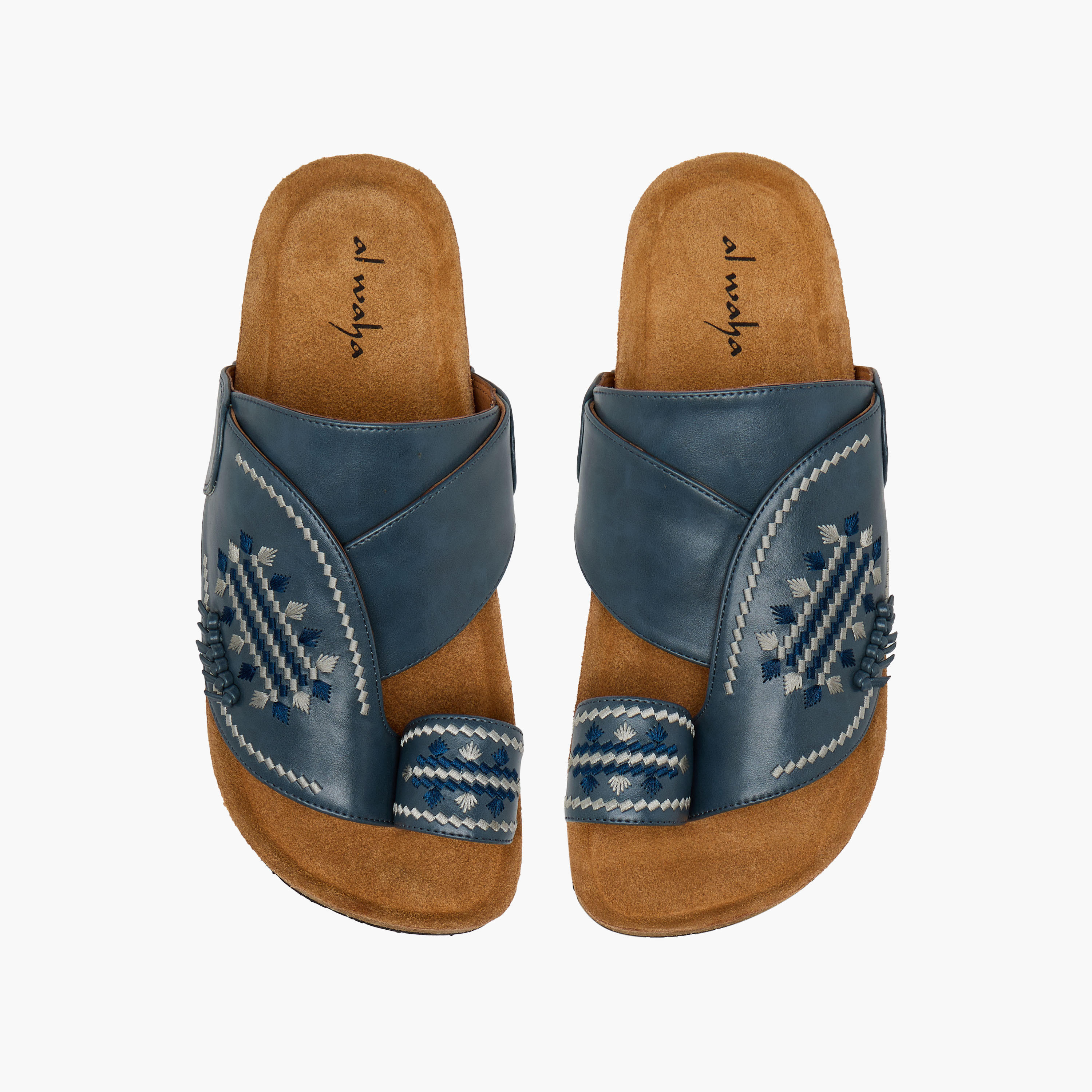 صندل عربي مطرز للرجال من الواحة-men-shoes-sandals-image-1