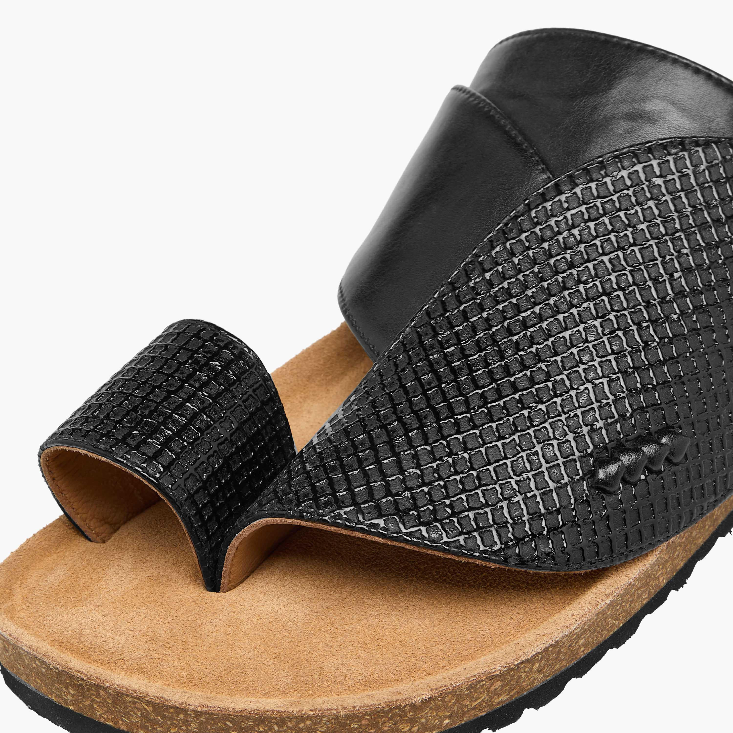 Al Waha Men Leather Arabic Sandals-men-shoes-sandals-image-4