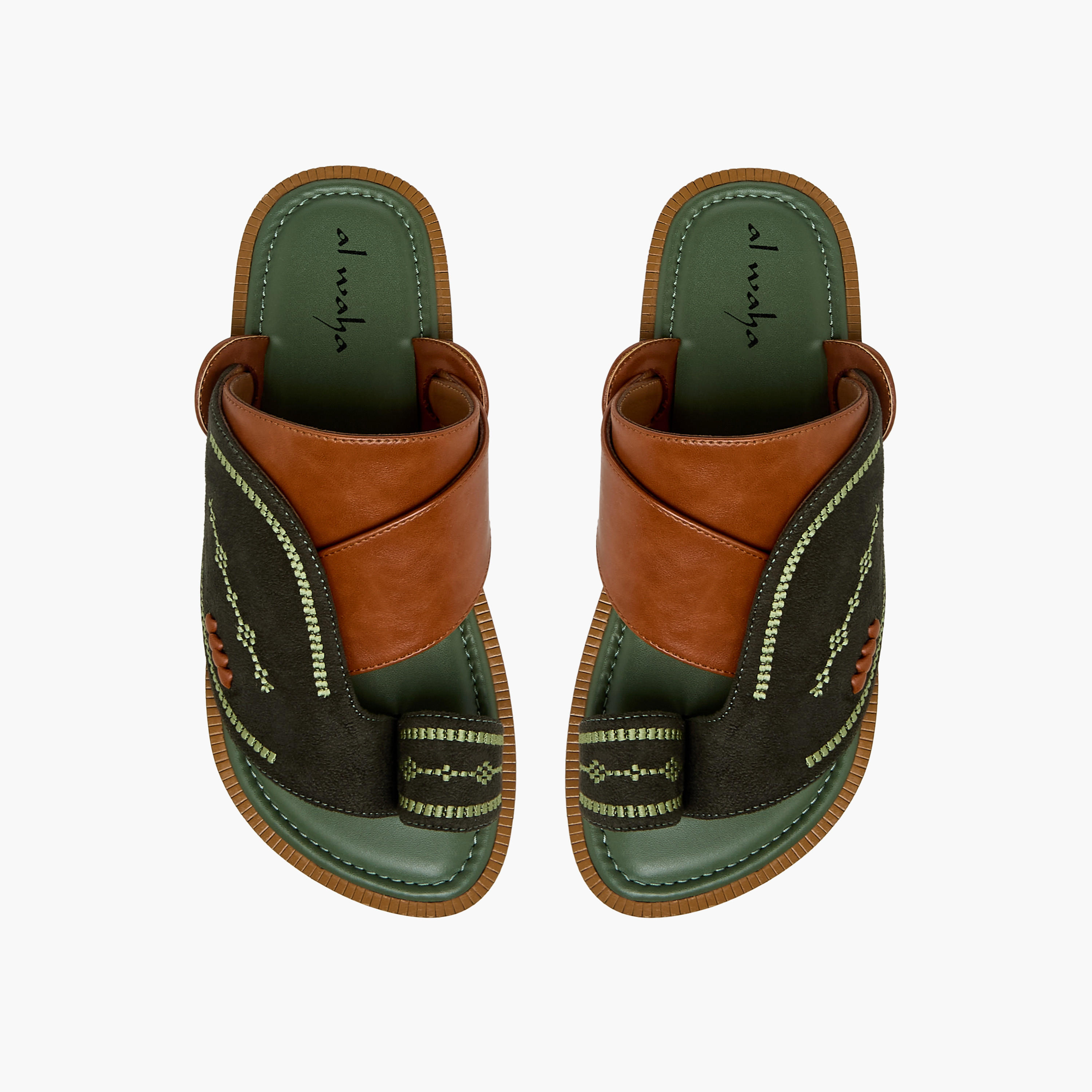 Al Waha Boys Slip-On Arabic Sandals-boys-shoes-sandals-image-1
