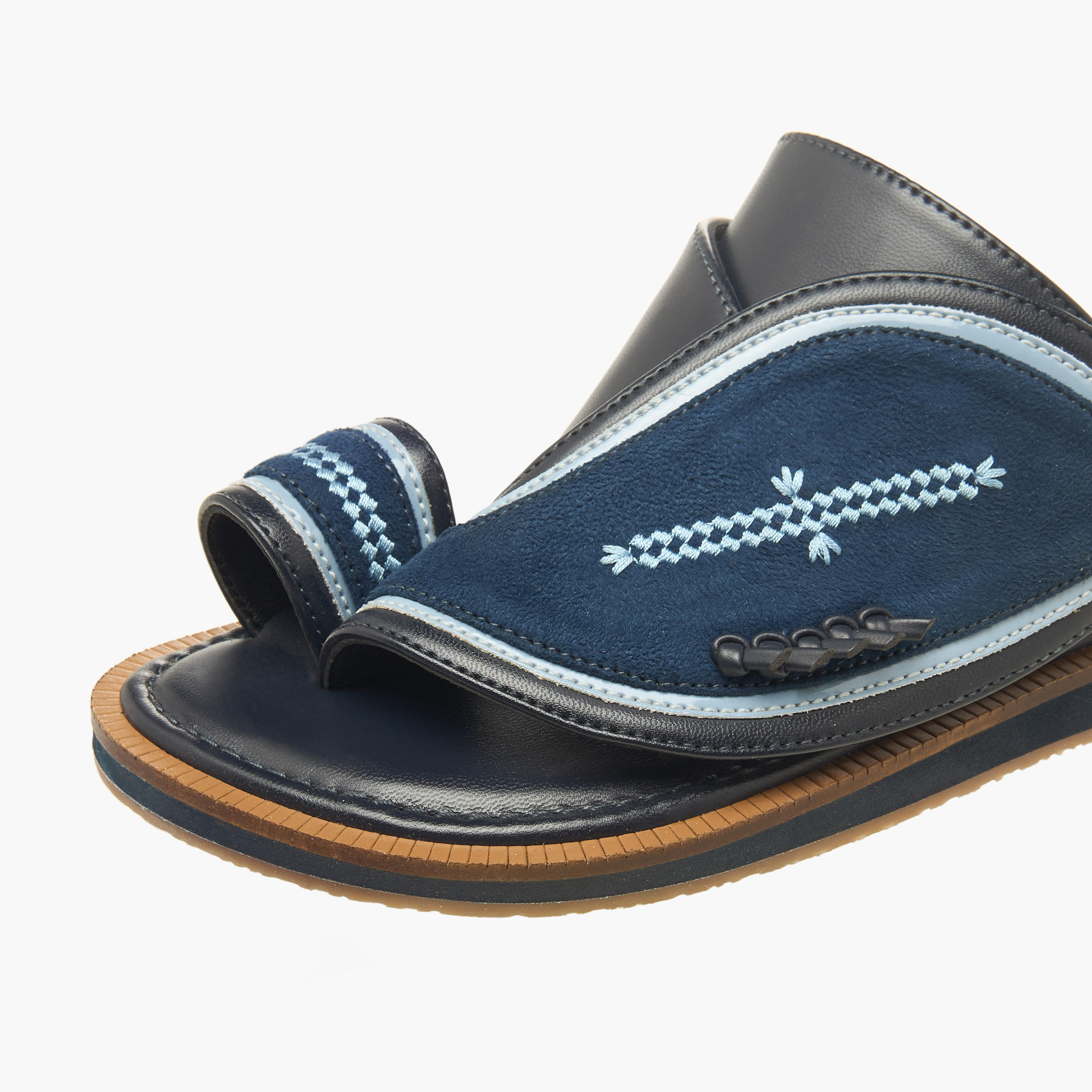 Al Waha Boys Leather Arabic Sandals-boys-shoes-sandals-image-4