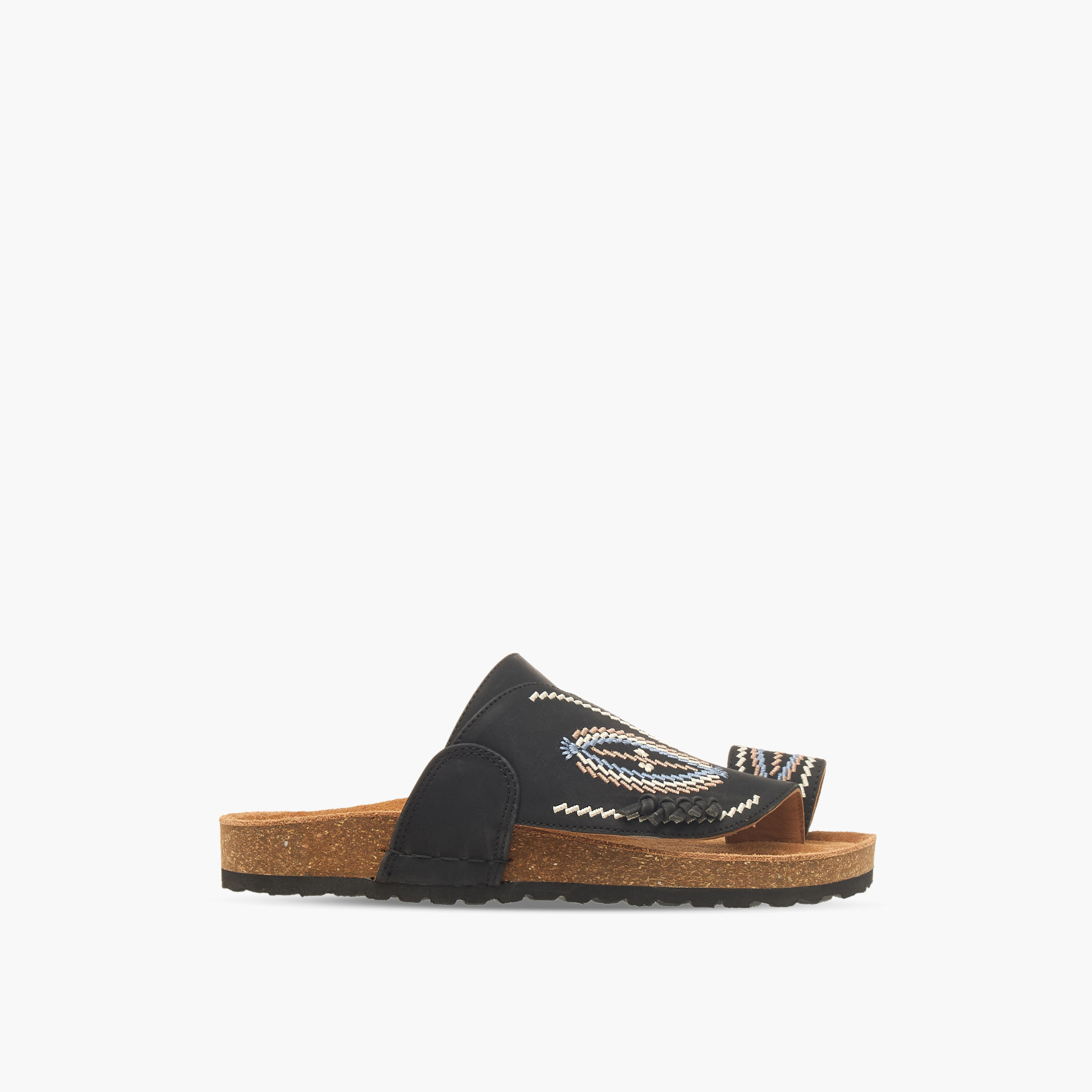 Al Waha Boys Toe Loop Detail Leather Arabic Sandals-boys-shoes-sandals-image-3