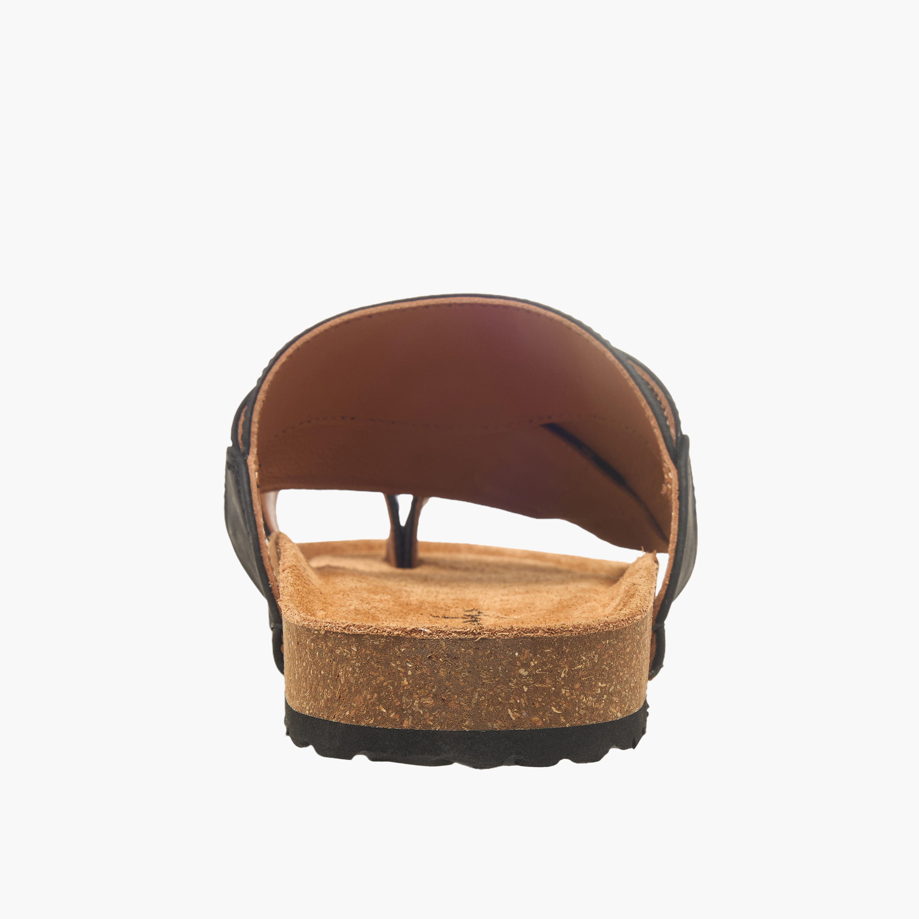 Al Waha Boys Toe Loop Detail Leather Arabic Sandals-boys-shoes-sandals-image-5