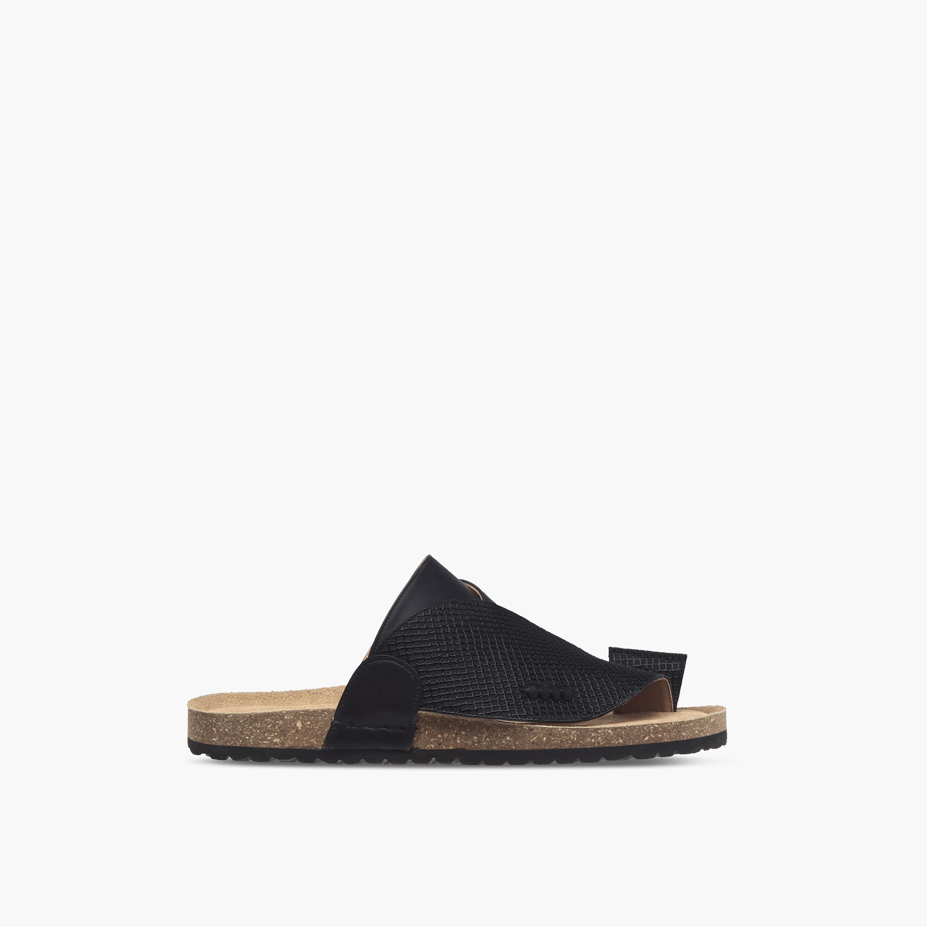 Al Waha Panelled Slip-On Arabic Sandals-men-shoes-sandals-image-2