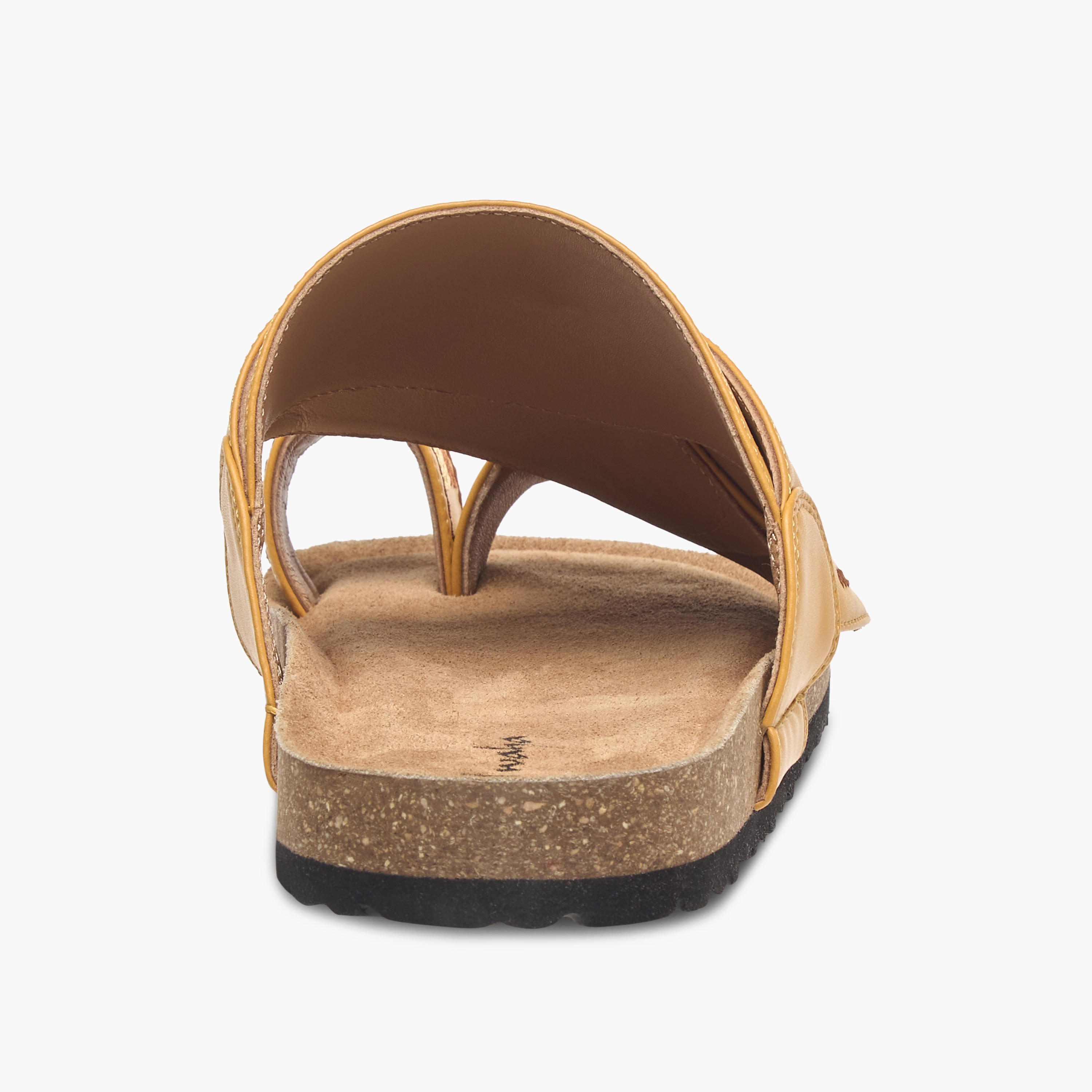 صندل عربي سهل الارتداء بارز الملمس بإصبع من الواحة-men-shoes-sandals-image-1