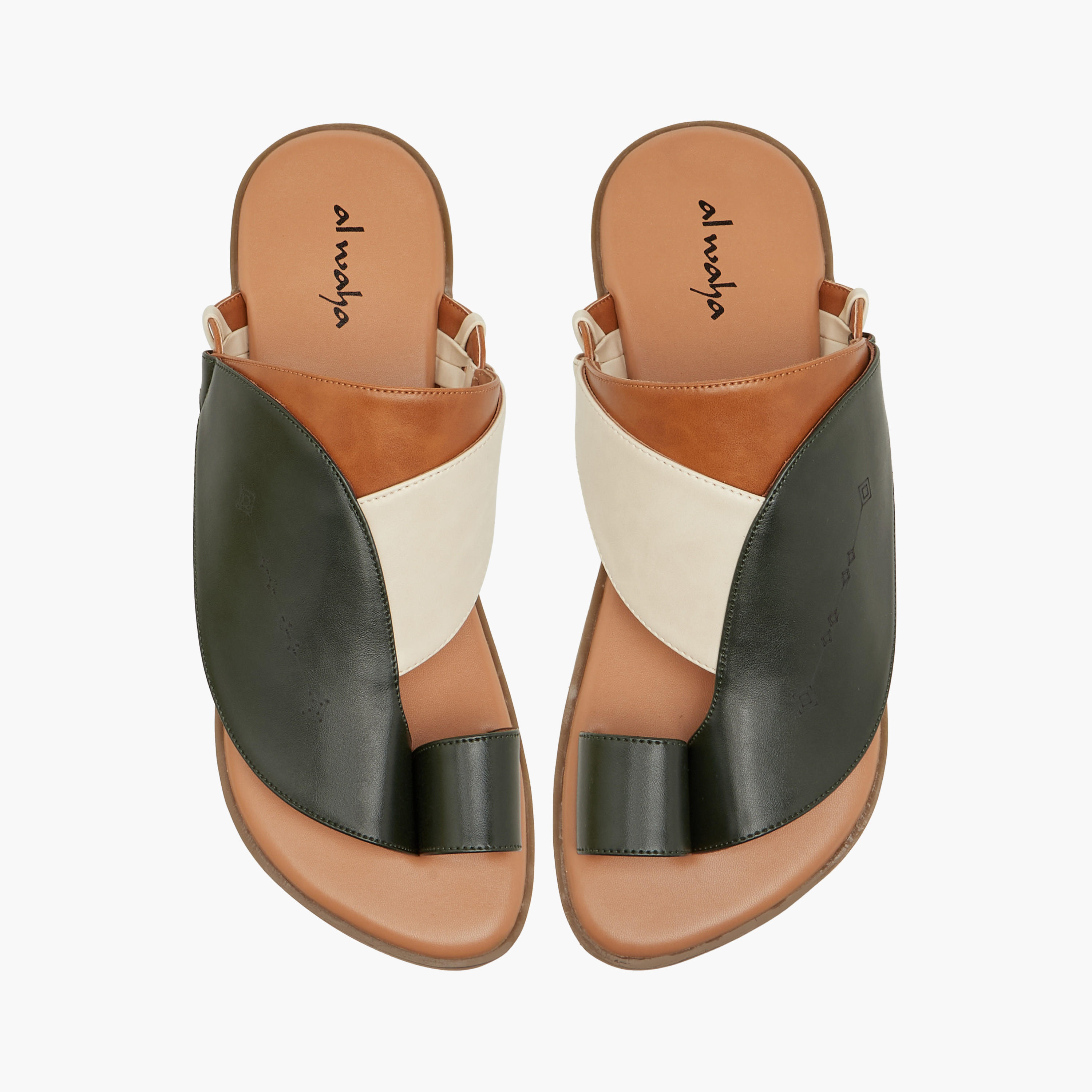 صندل عربي متعدد التصاميم سهل الارتداء بإصبع من الواحة-men-shoes-sandals-image-1