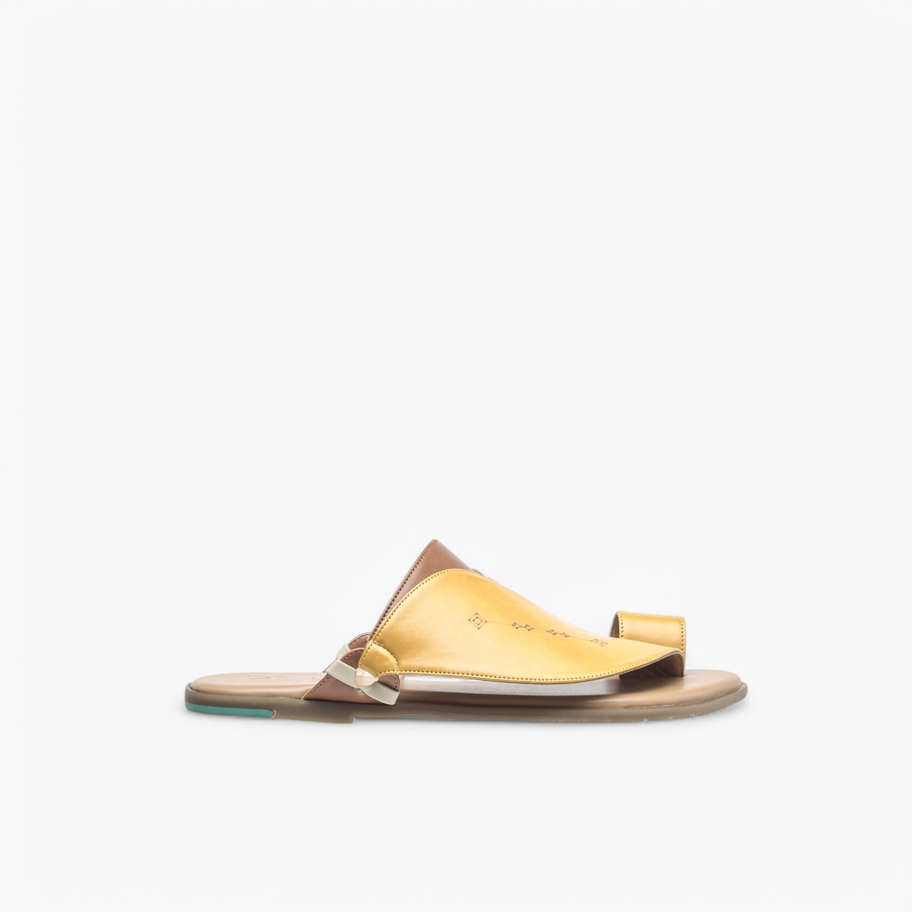 Al Waha Panelled Slip-On Arabic Sandals with Toe Loop-men-shoes-sandals-image-2