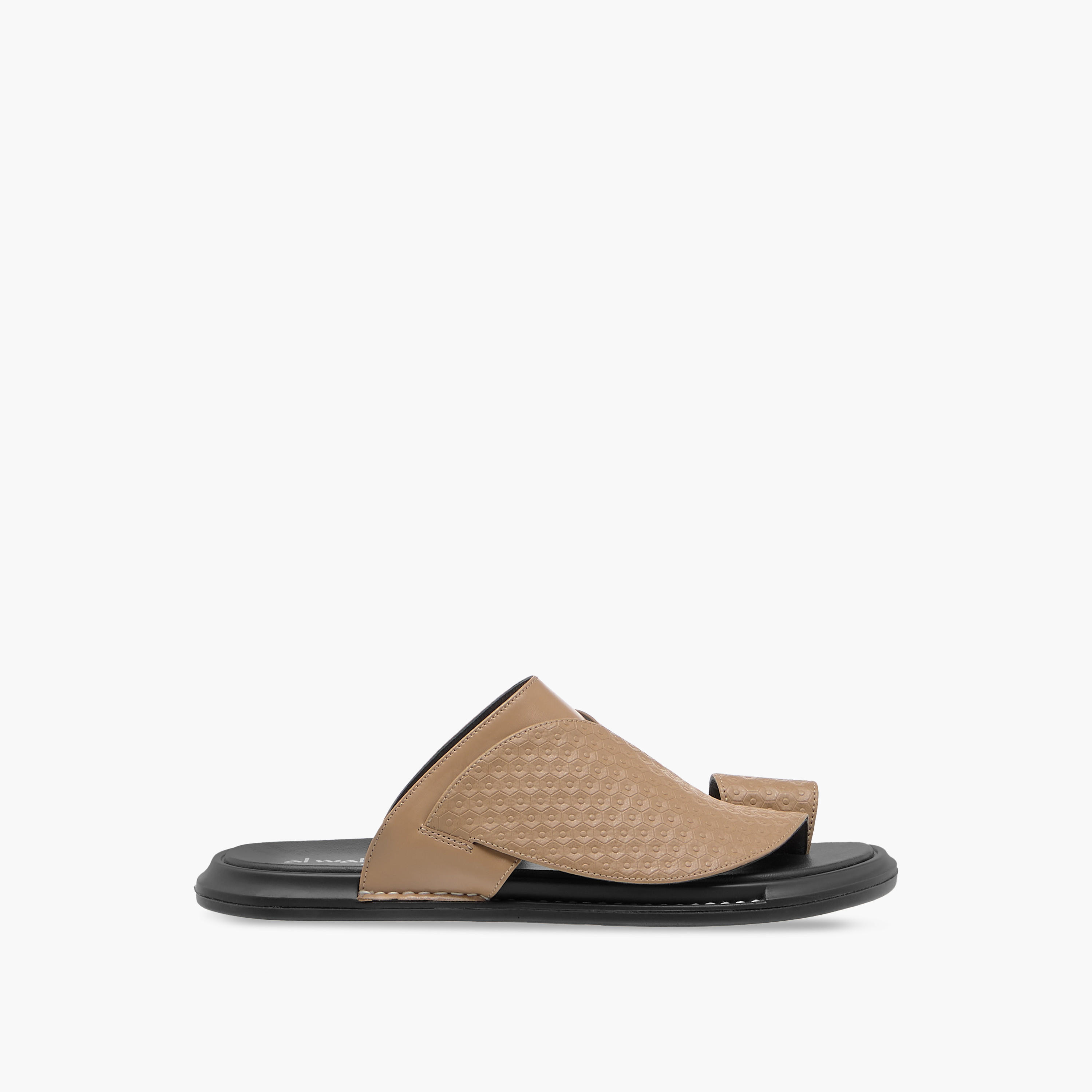 صندل عربي سهل الارتداء بارز الملمس من الواحة-men-shoes-sandals-image-2