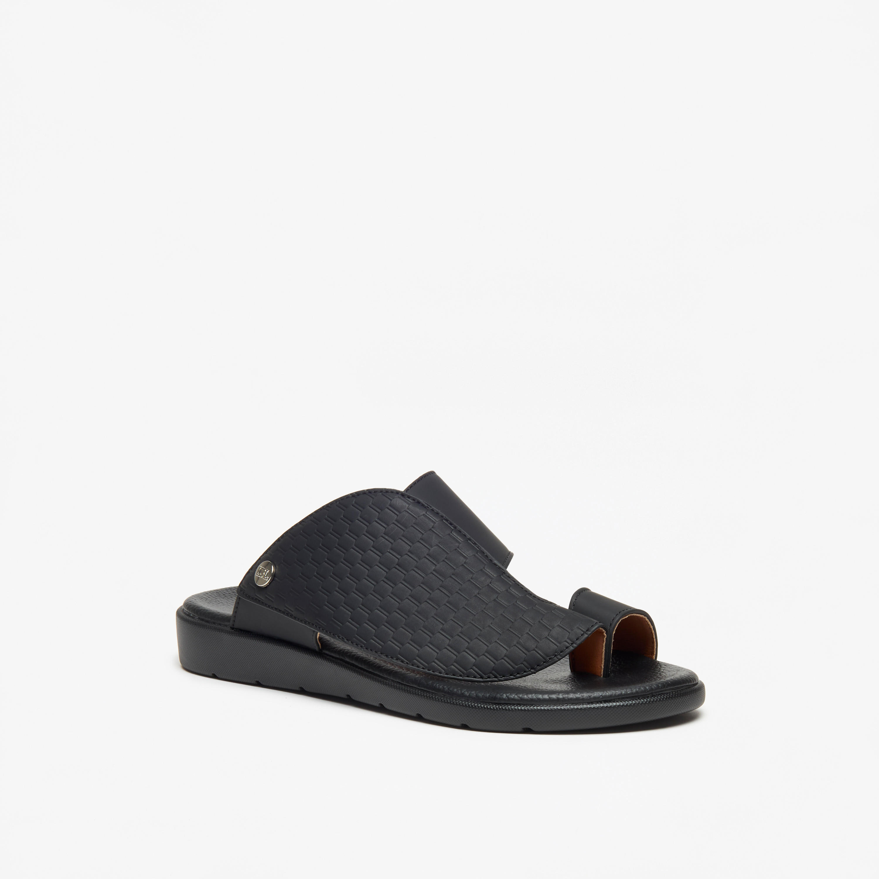 LBL by Shoexpress Men's Textured Slip-On Arabic Sandals-men-shoes-sandals-image-1