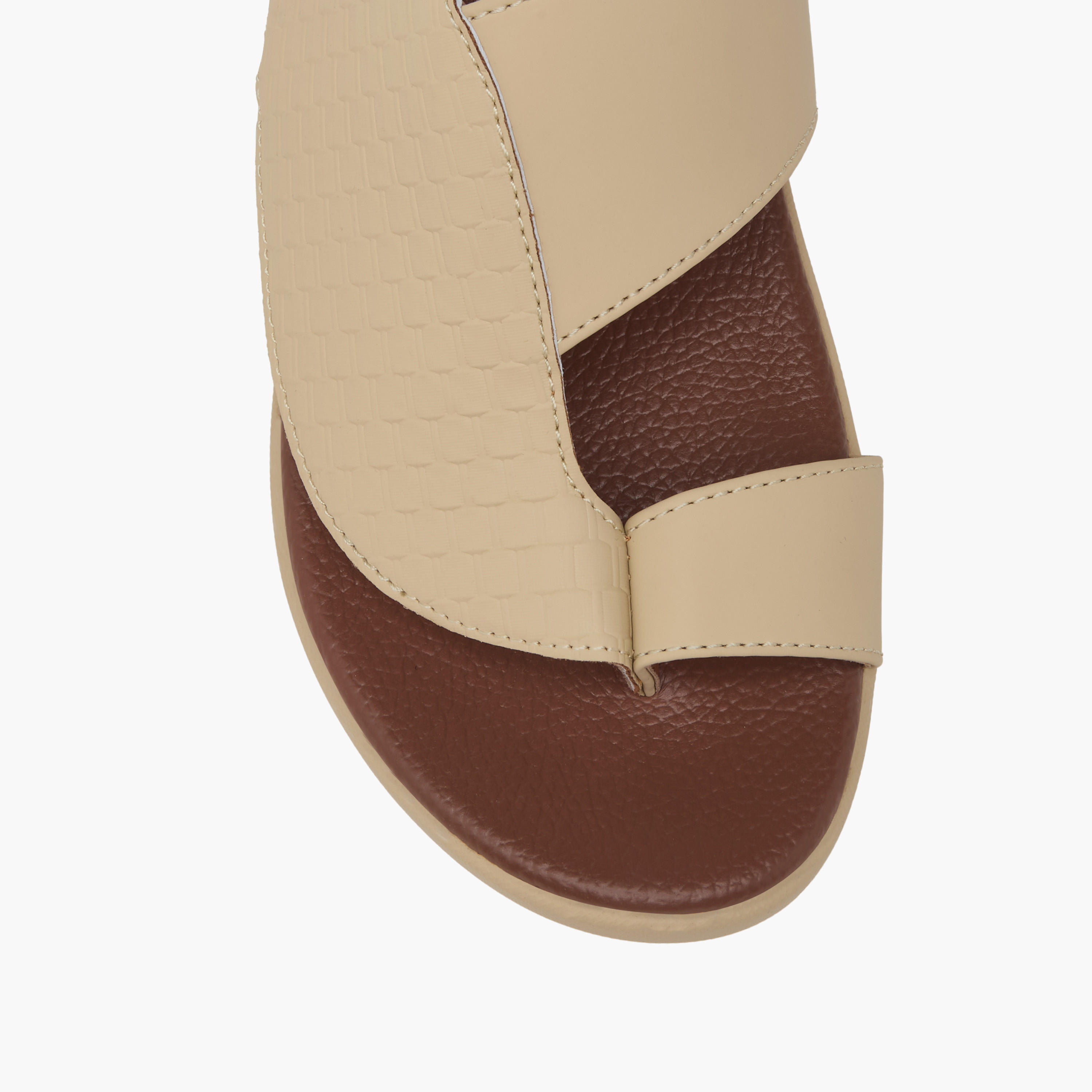 LBL by Shoexpress Men's Textured Slip-On Arabic Sandals-men-shoes-sandals-image-3