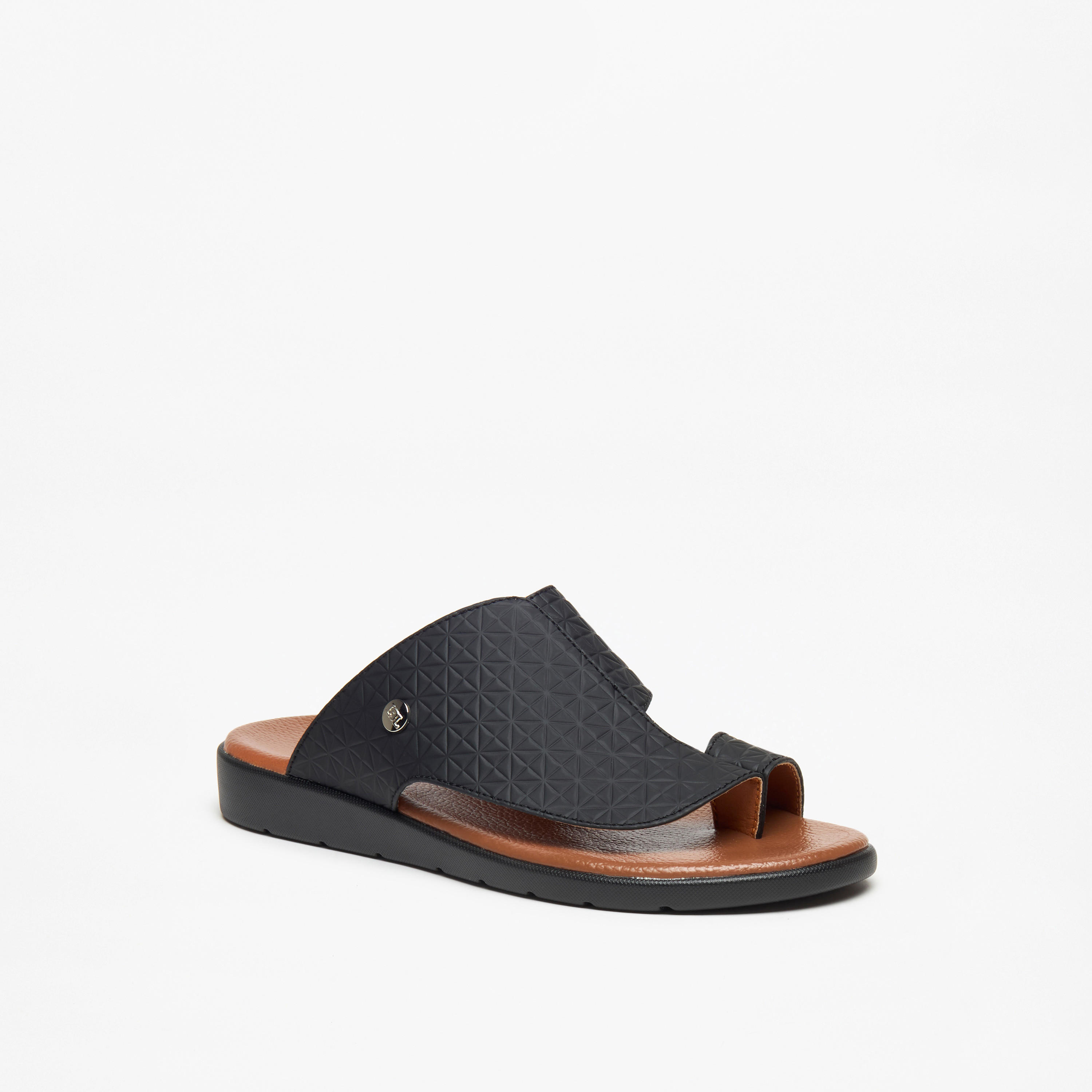 صندل عربي سهل الارتداء بارز الملمس للرجال من إل بي إل من شوإكسبريس-men-shoes-sandals-image-1