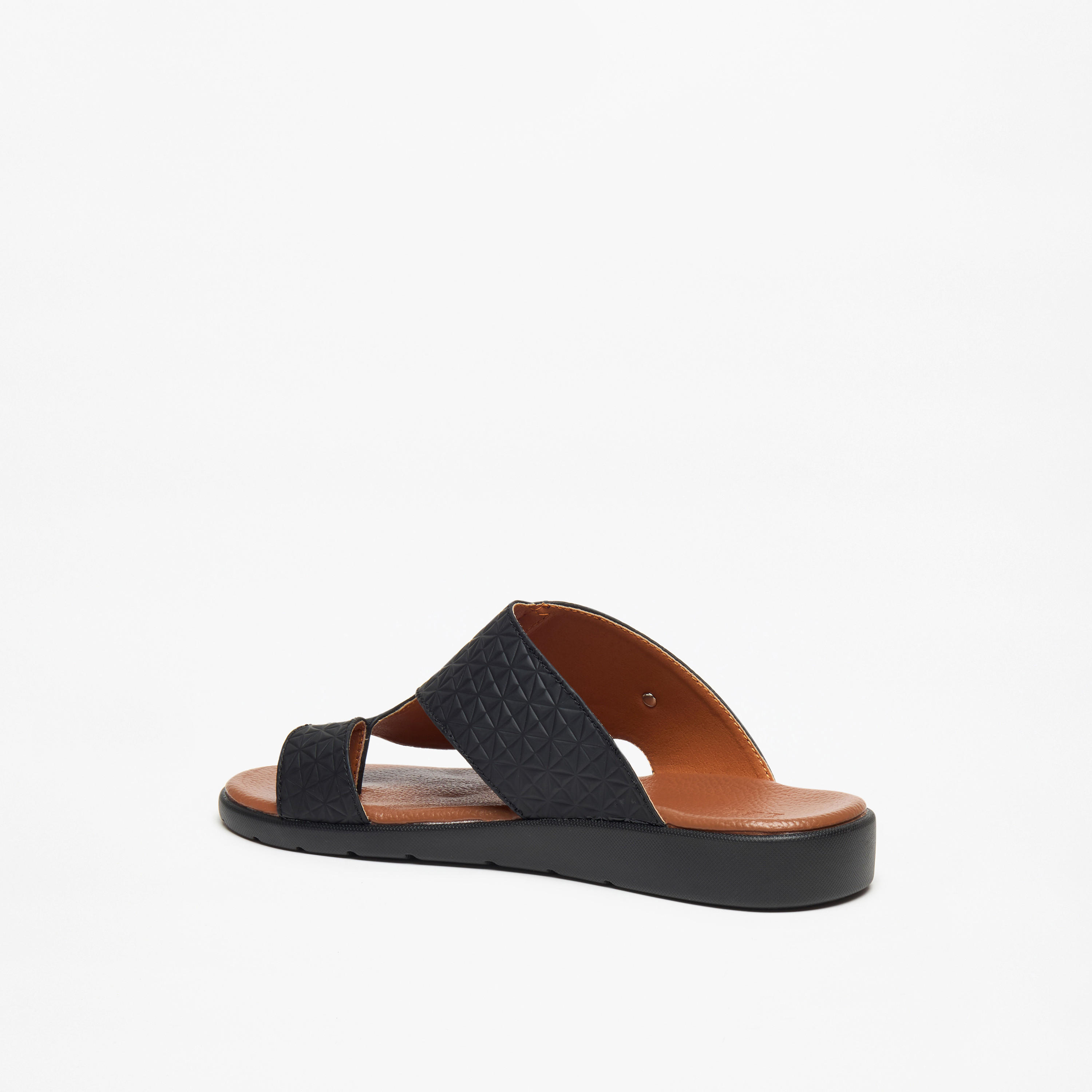 صندل عربي سهل الارتداء بارز الملمس للرجال من إل بي إل من شوإكسبريس-men-shoes-sandals-image-2