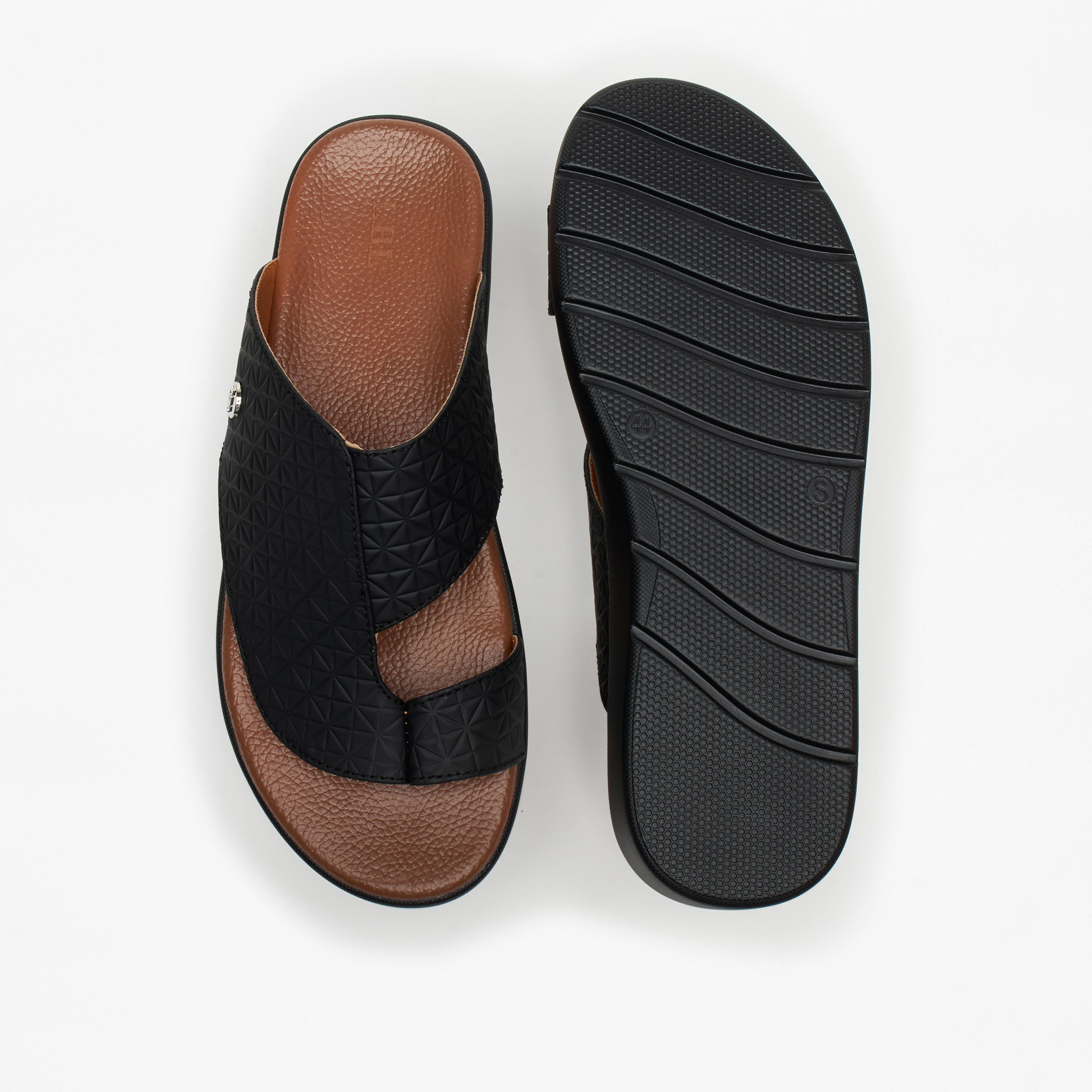 صندل عربي سهل الارتداء بارز الملمس للرجال من إل بي إل من شوإكسبريس-men-shoes-sandals-image-4